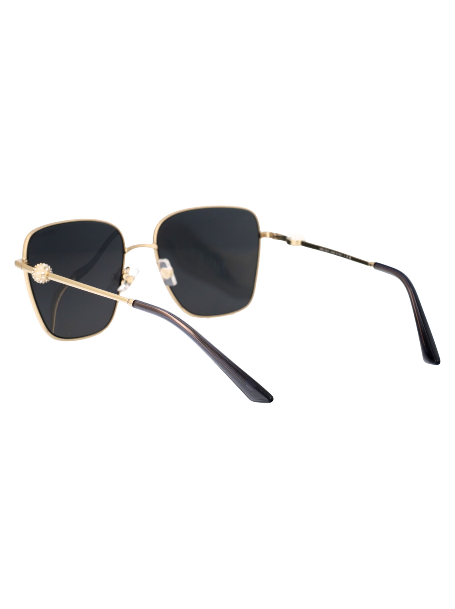 Shop Jimmy Choo 0jc4001b Sunglasses In 300673 Pale Gold