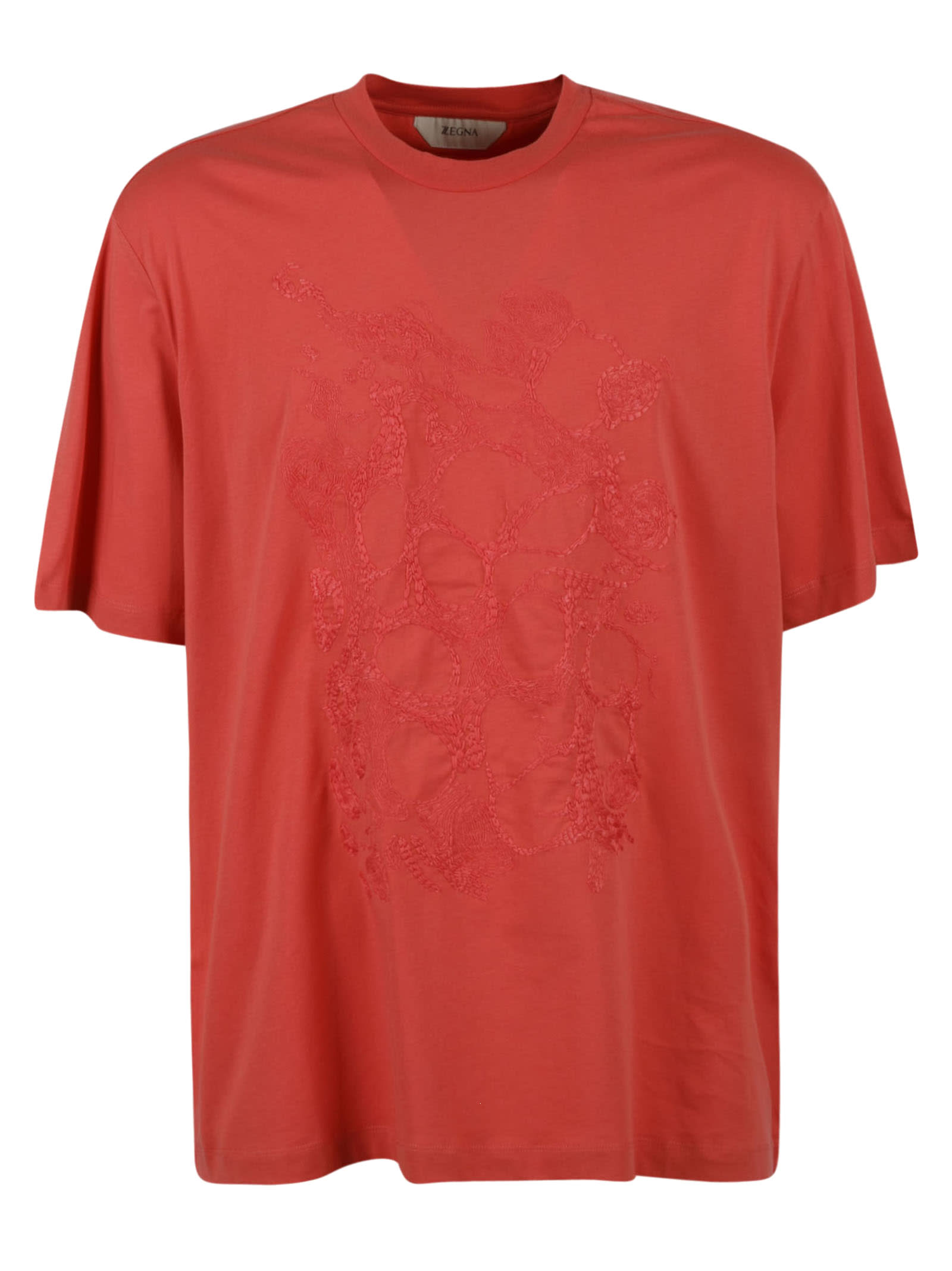 Z Zegna Embroidered T-shirt
