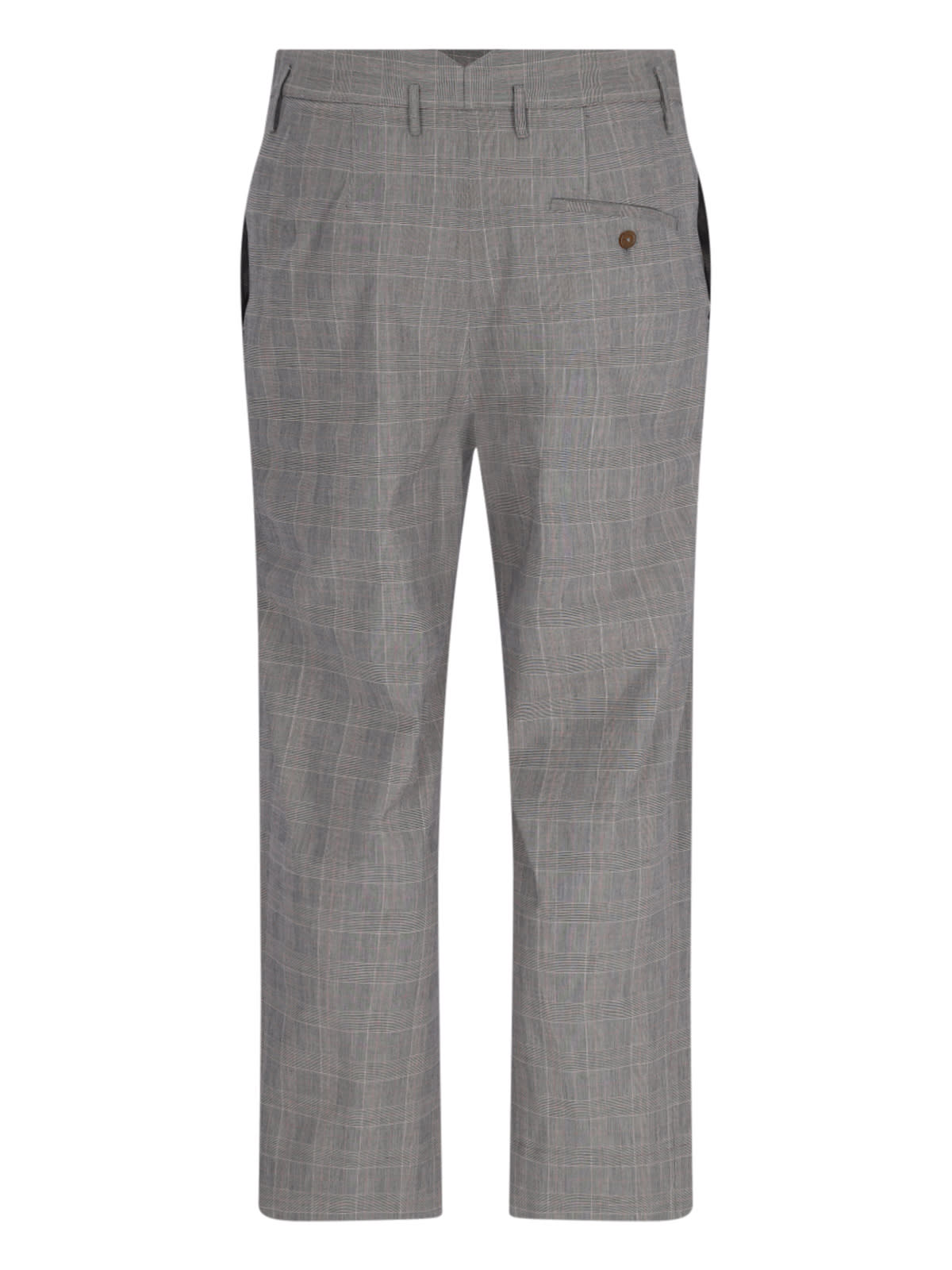 Shop Vivienne Westwood Cropped Trousers In Gray