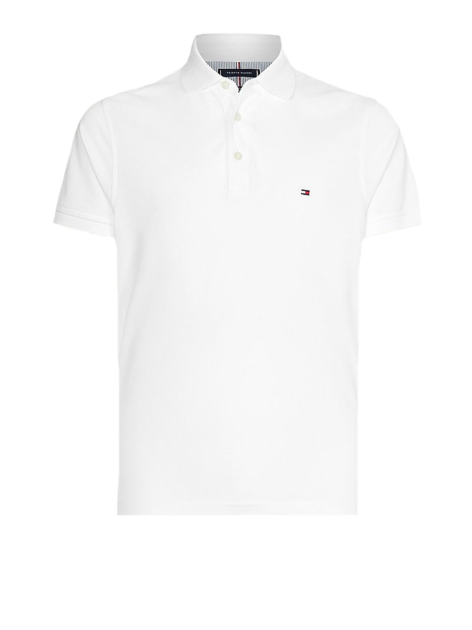 Tommy Hilfiger Polo Shirt In White Cotton