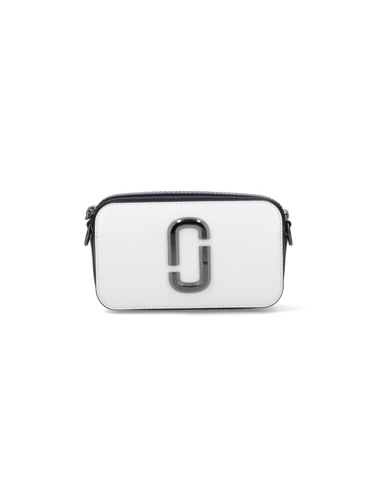 Marc Jacobs The Bicolor Snapshot Crossbody Bag In Black/white ModeSens