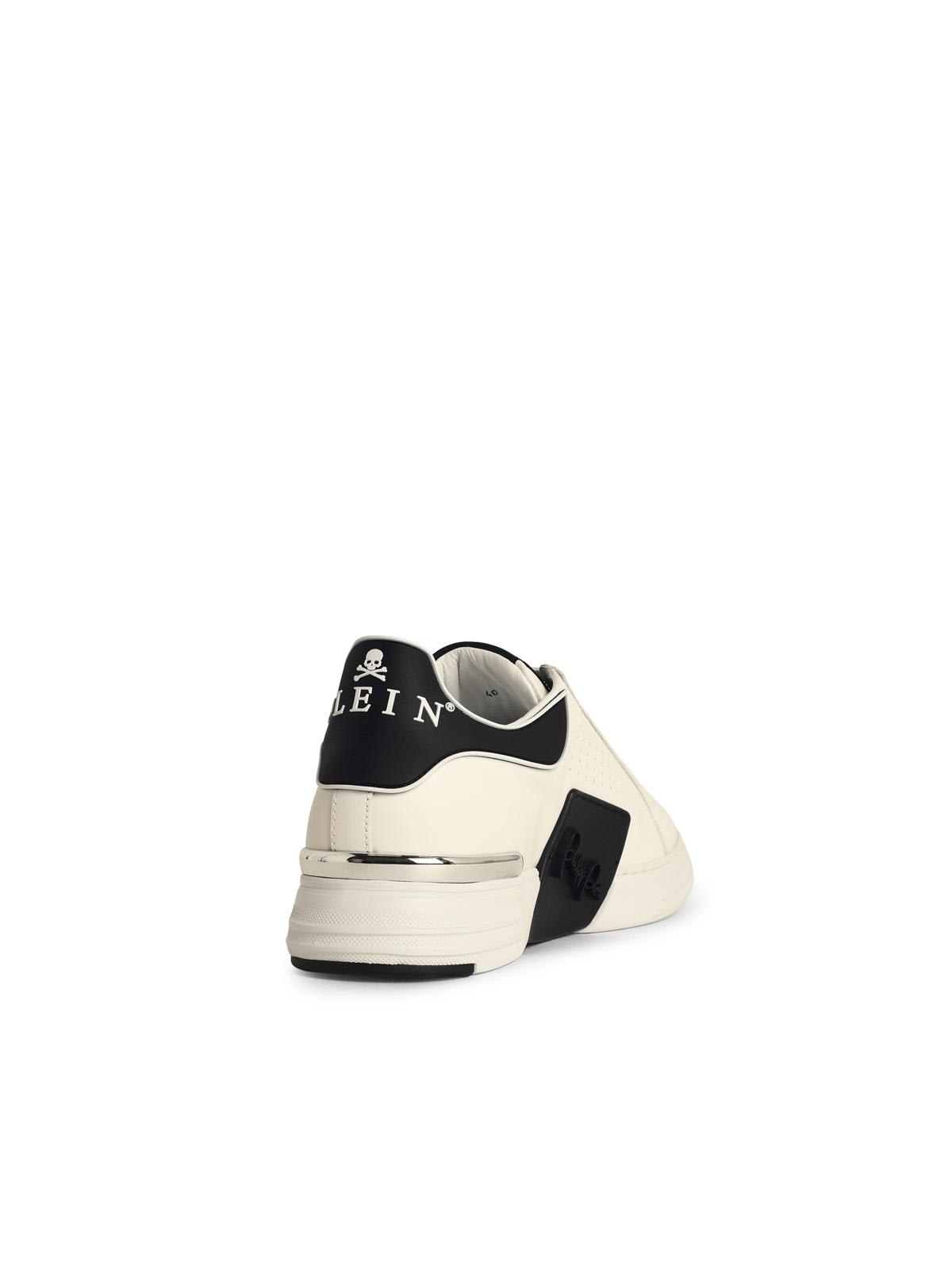 Philipp Plein Nappa Leather Sneakers Low Top Hexagon In Multi