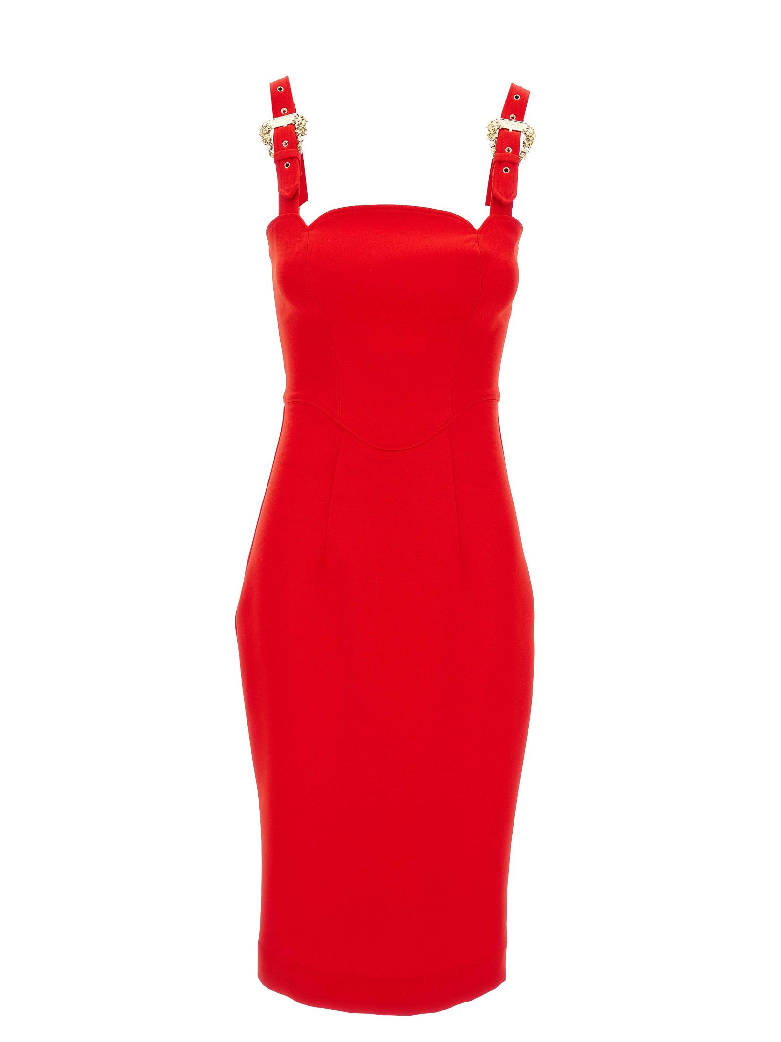 Shop Versace Jeans Couture Red Dress