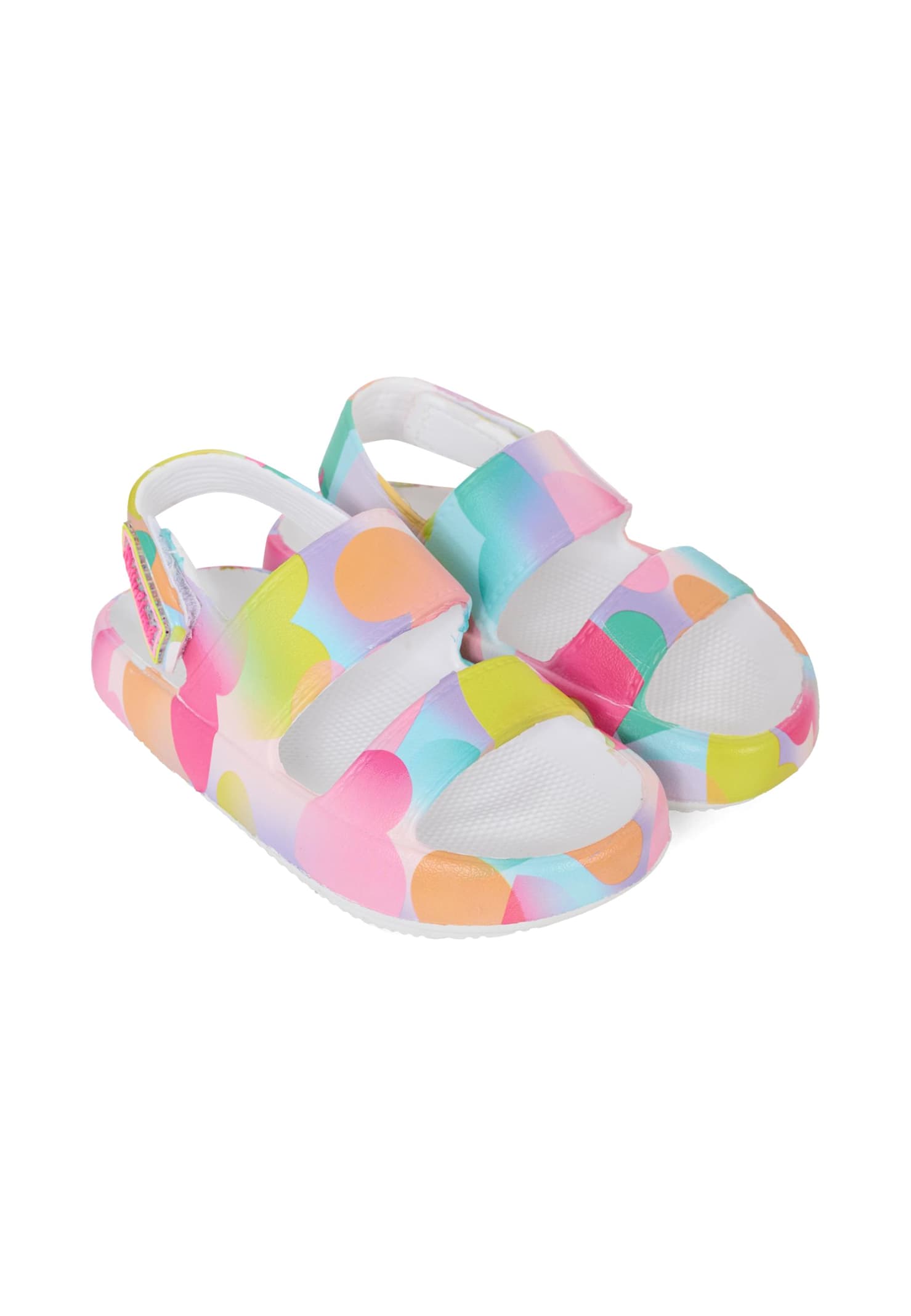 Billieblush Multicolor Sandals For Girl With Hearts In Multi