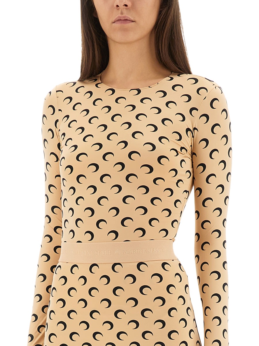 Marine Serre Moon Suit In Neutral