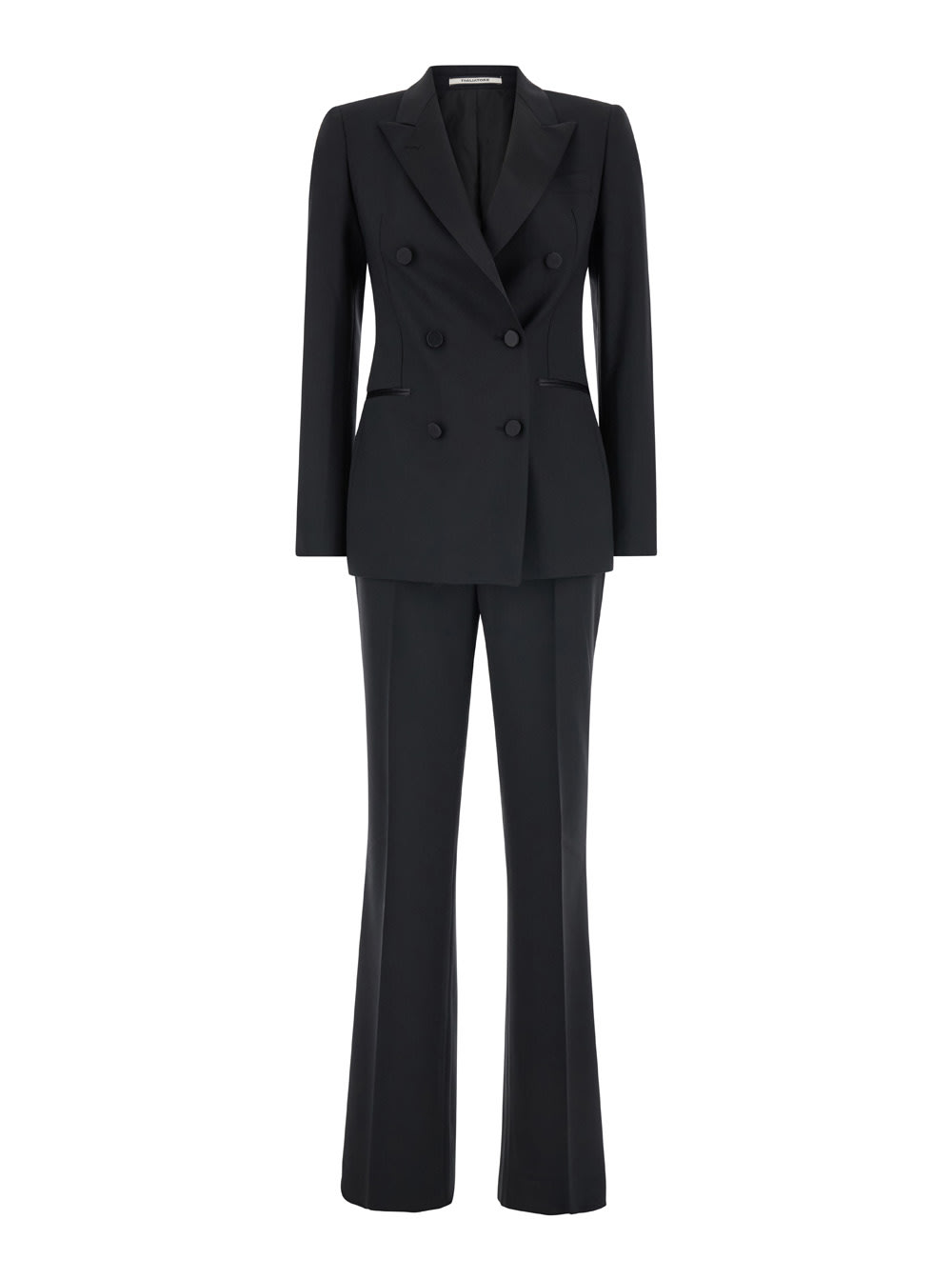 Shop Tagliatore Smocking Pairgi Tailleur In Black