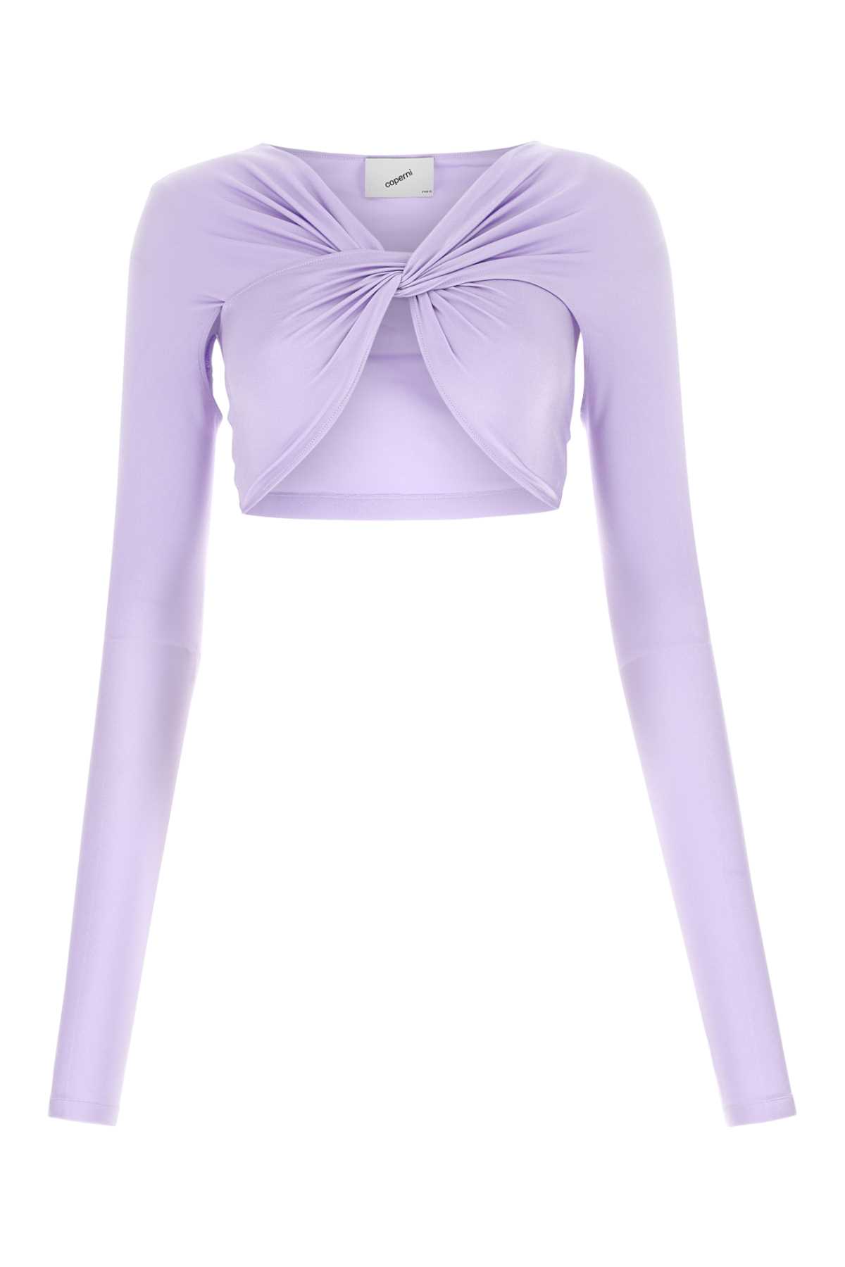 Lilac Stretch Nylon Top