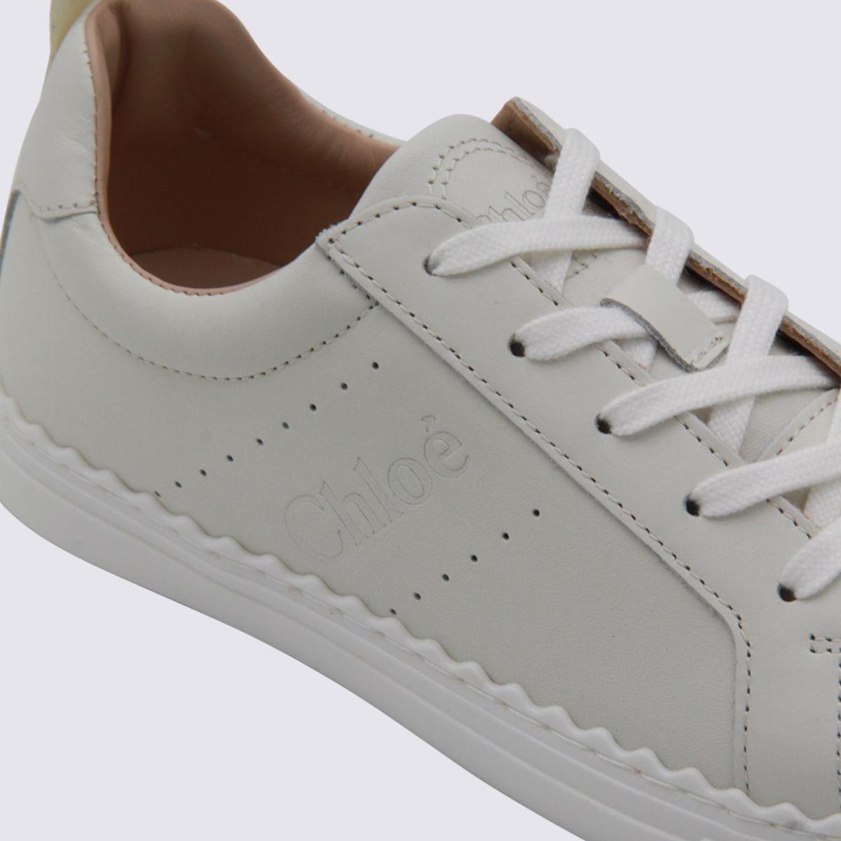 Chloé White Sneakers In White