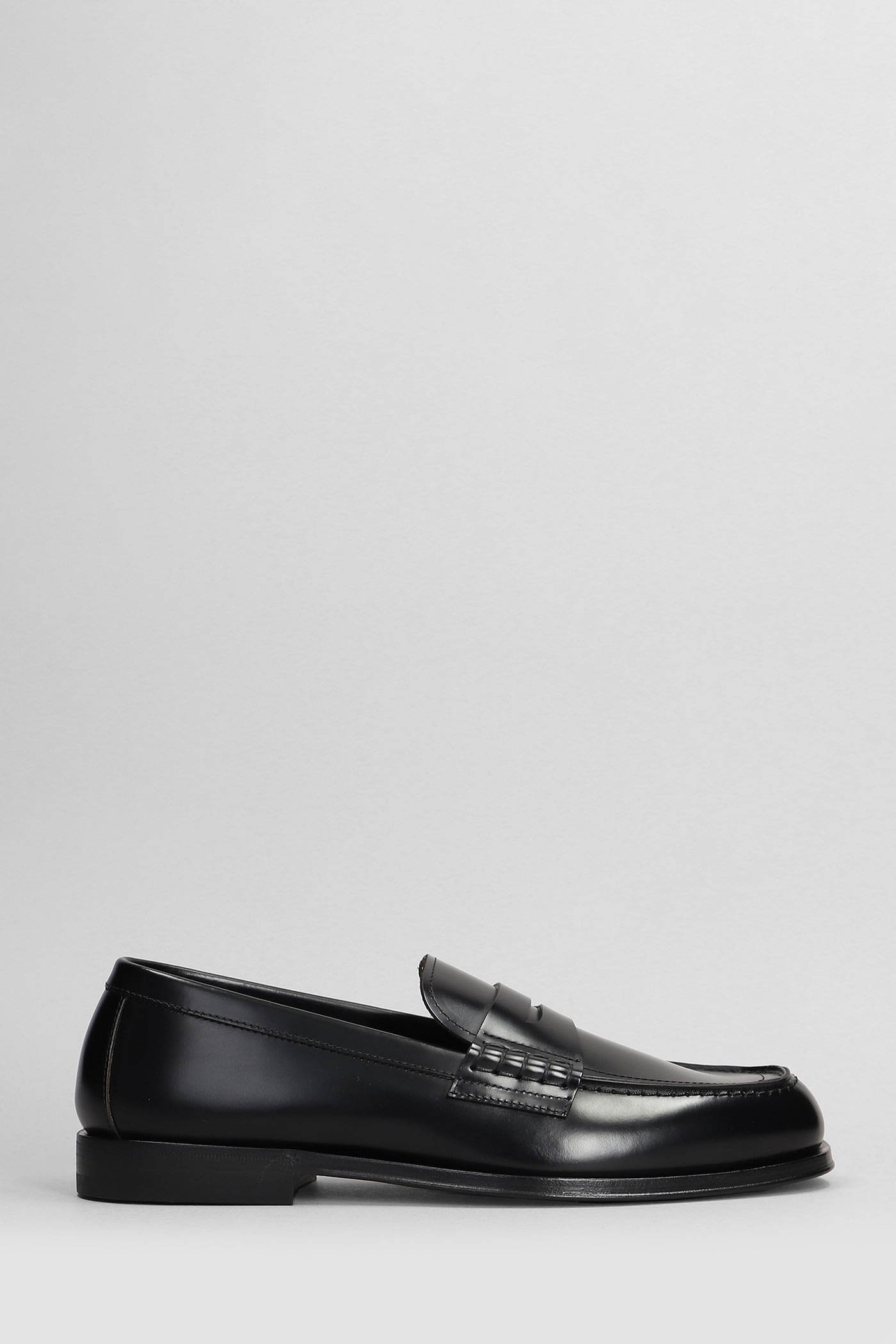 Loafers In Black Leather