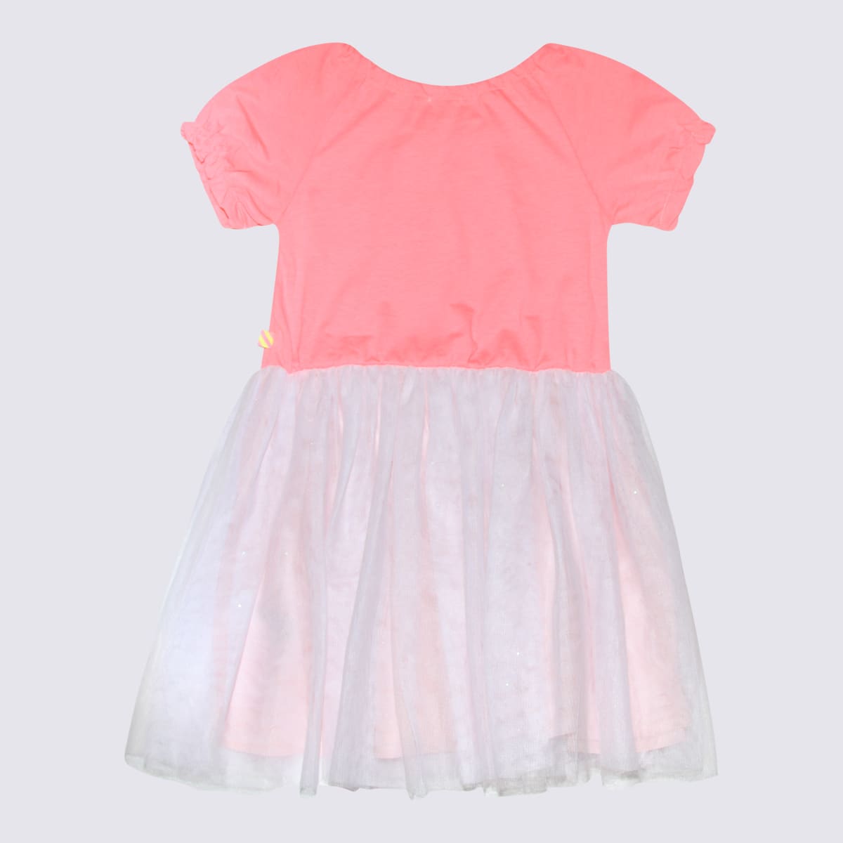 Shop Billieblush Pink Multicolour Viscose Blend Dress In Fuchsia