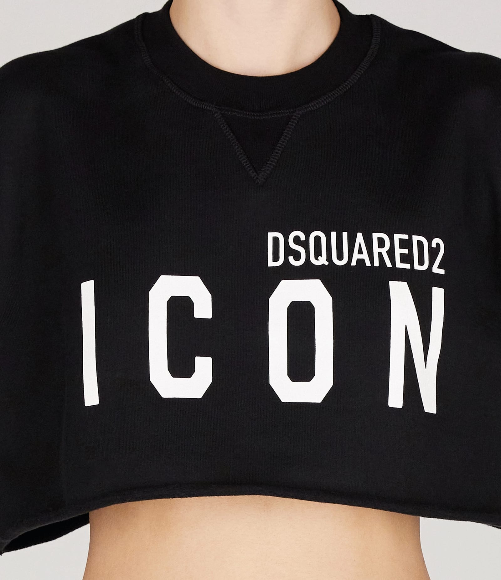 Shop Dsquared2 Sweatshirt In Black-white