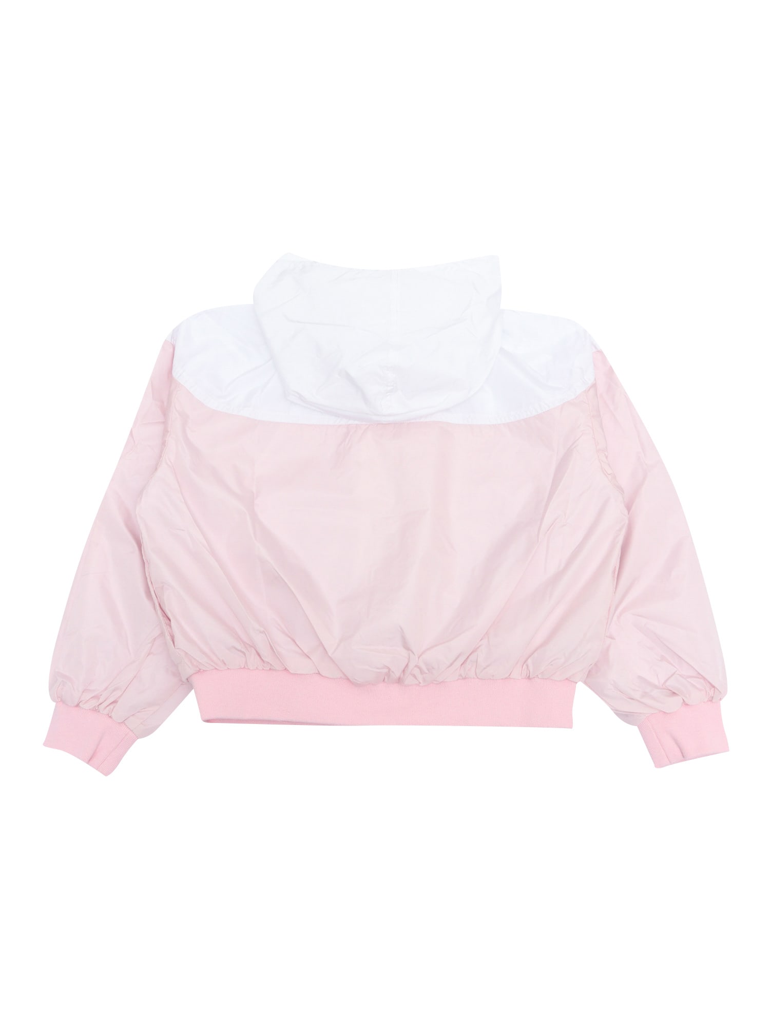 Marni Logo-embroidered Bomber Jacket In Pink