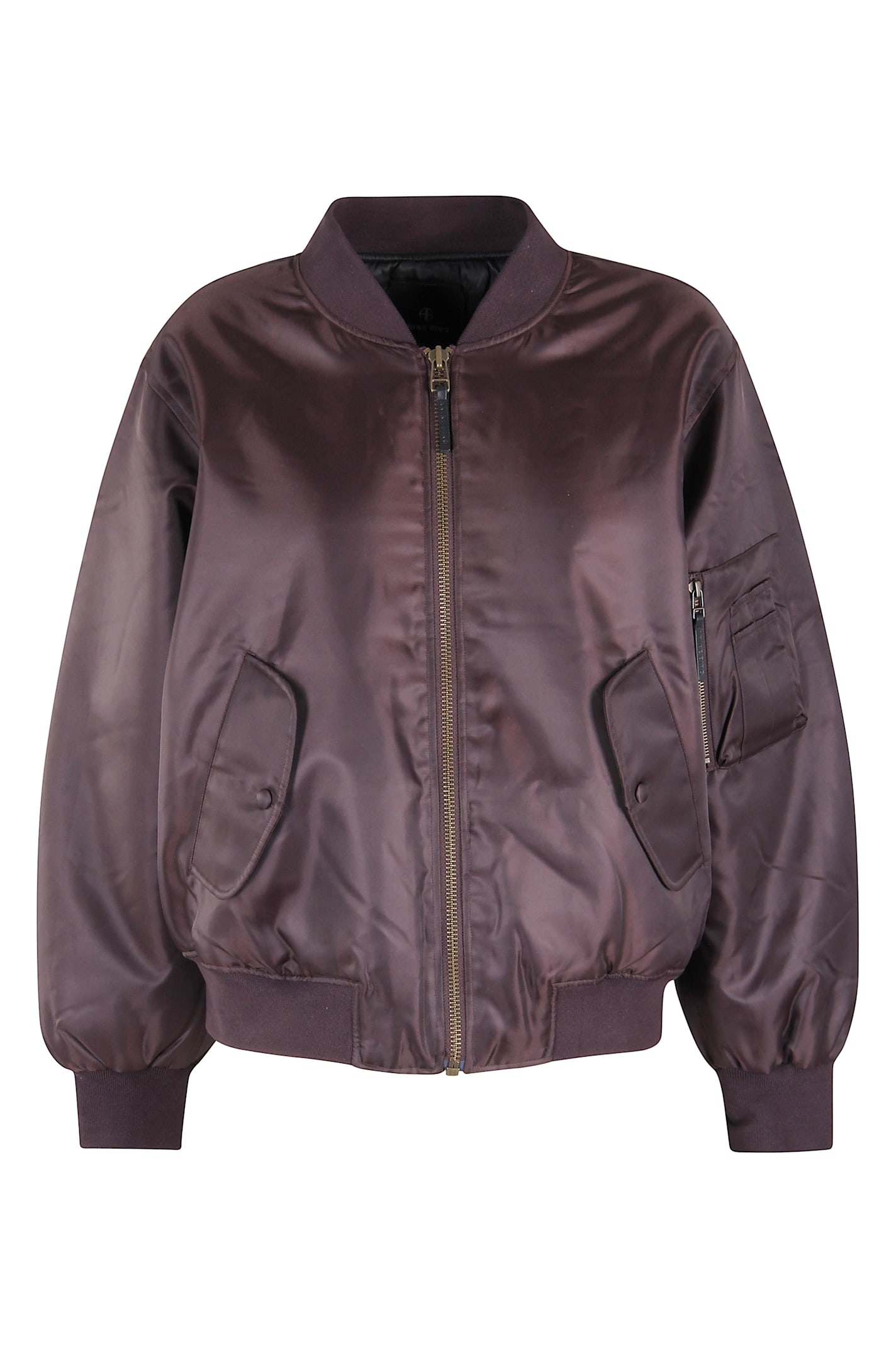 Anine Bing Leon Bomber In Purple