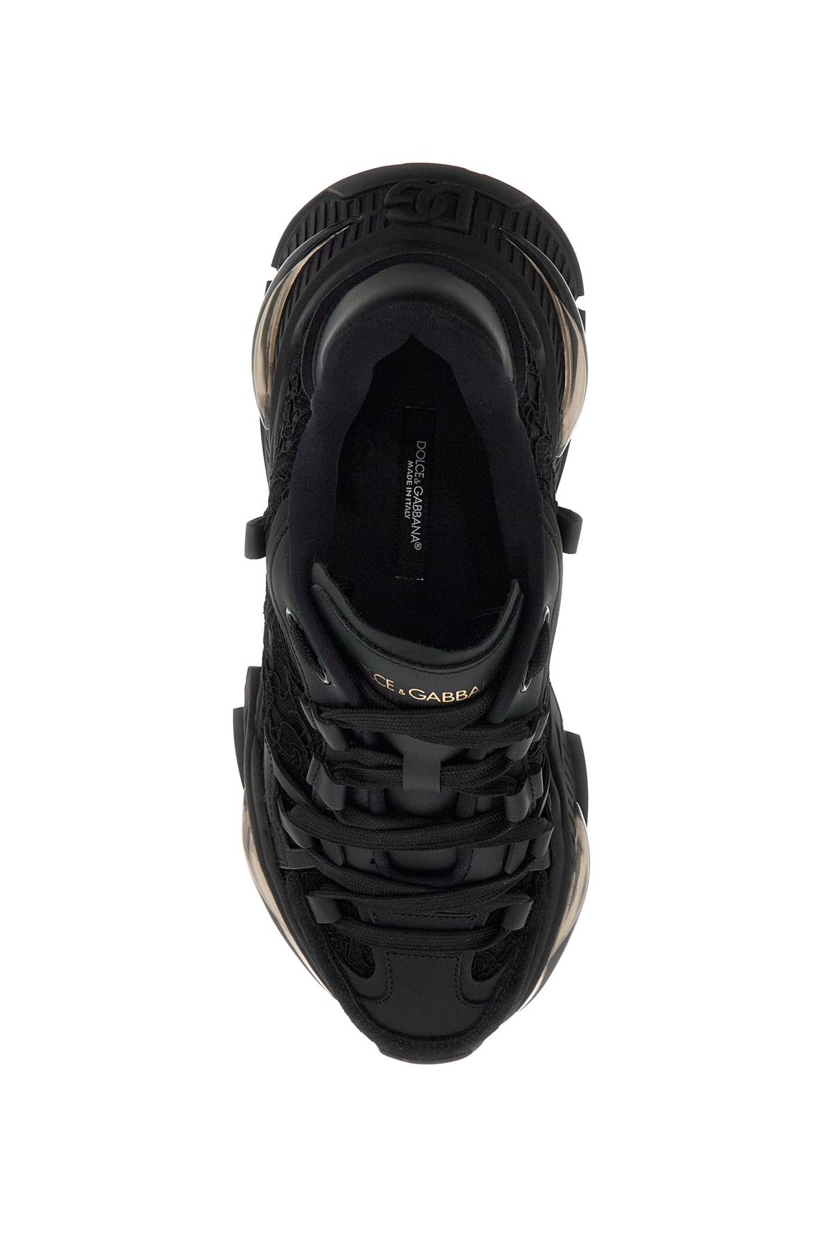 Shop Dolce & Gabbana Airmaster Sneakers In Nero (black)