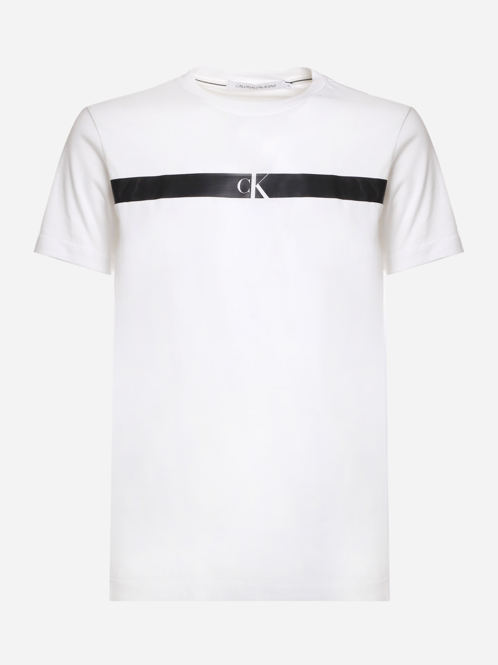 Calvin Klein Jeans Organic Cotton T-shirt With Logo Print