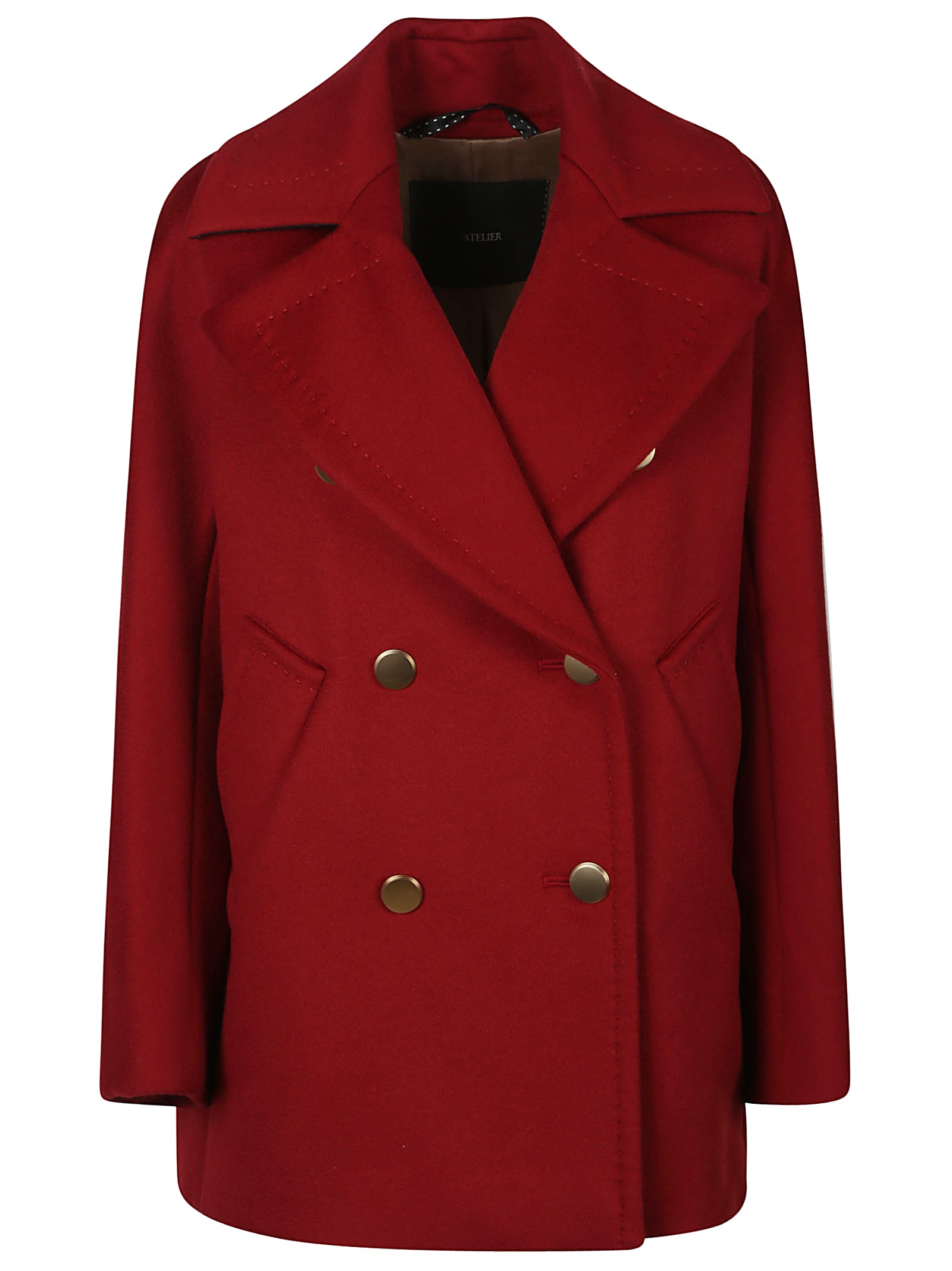 Shop Max Mara Berta Jacket In Rosso