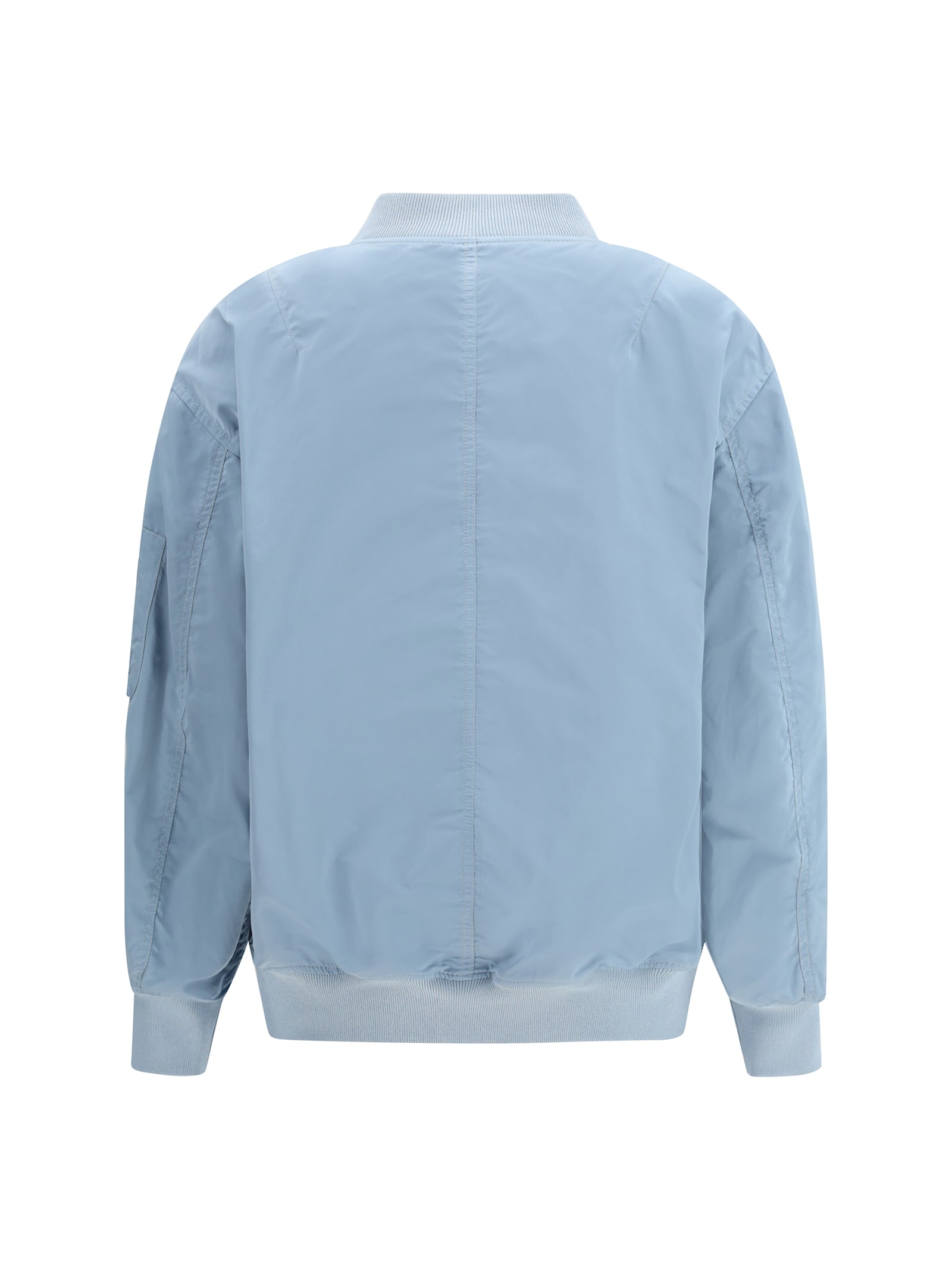Ermanno Scervino Technical Fabric Bomber In Blue