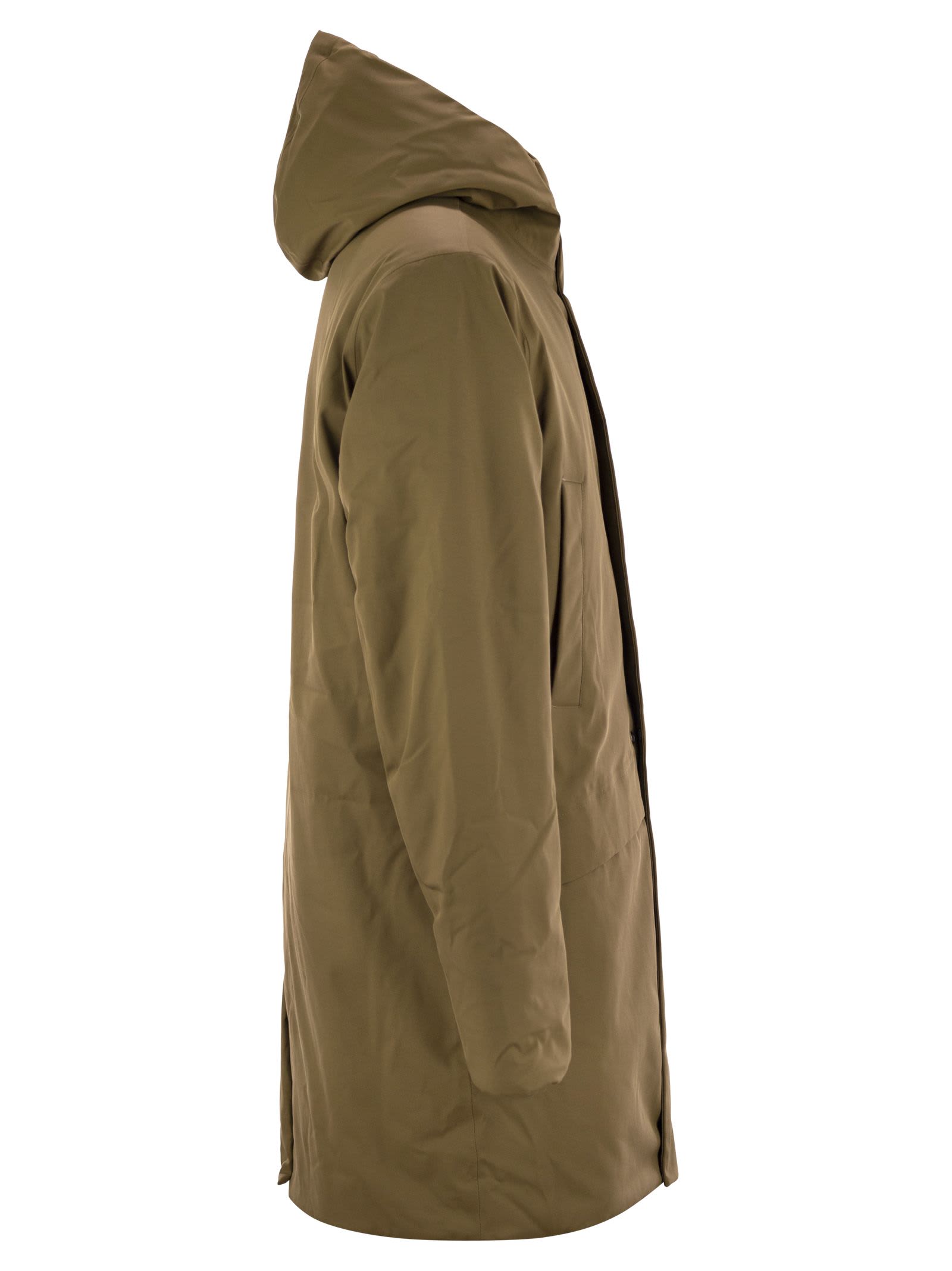 Shop K-way Jarno - Waterproof Jacket With Hood In Camel