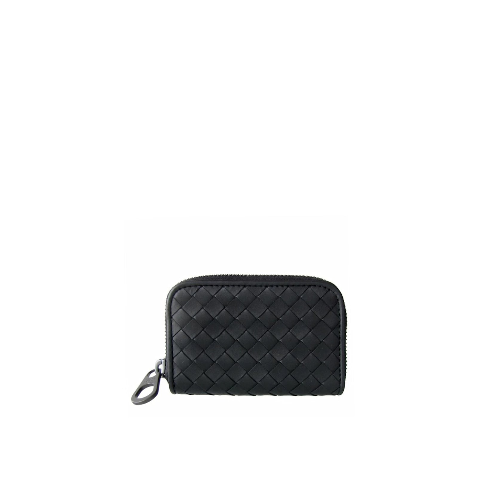 Bottega Veneta Intrecciato Wallet In Black