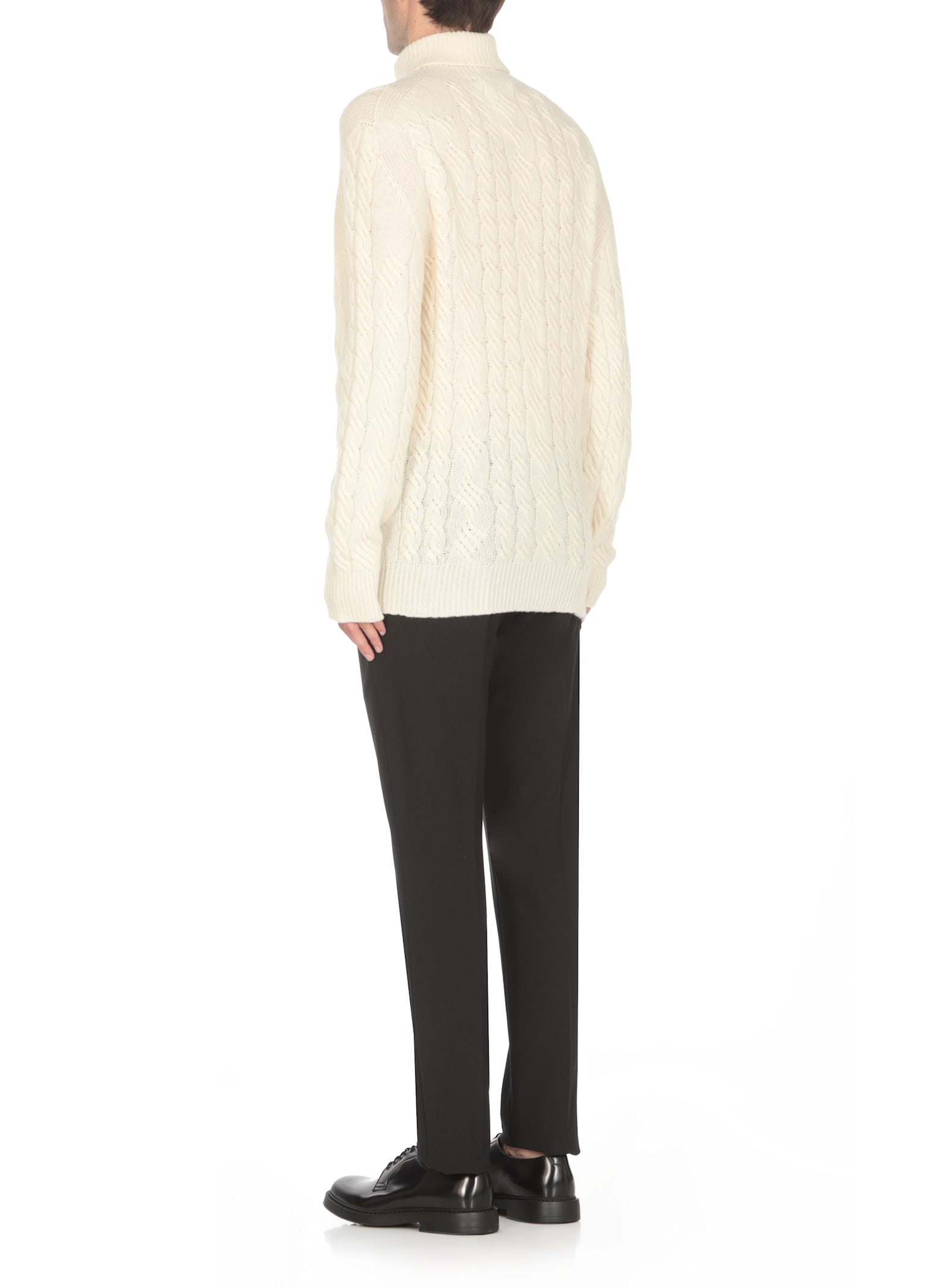 Shop Tagliatore Zermat Sweater In Ivory