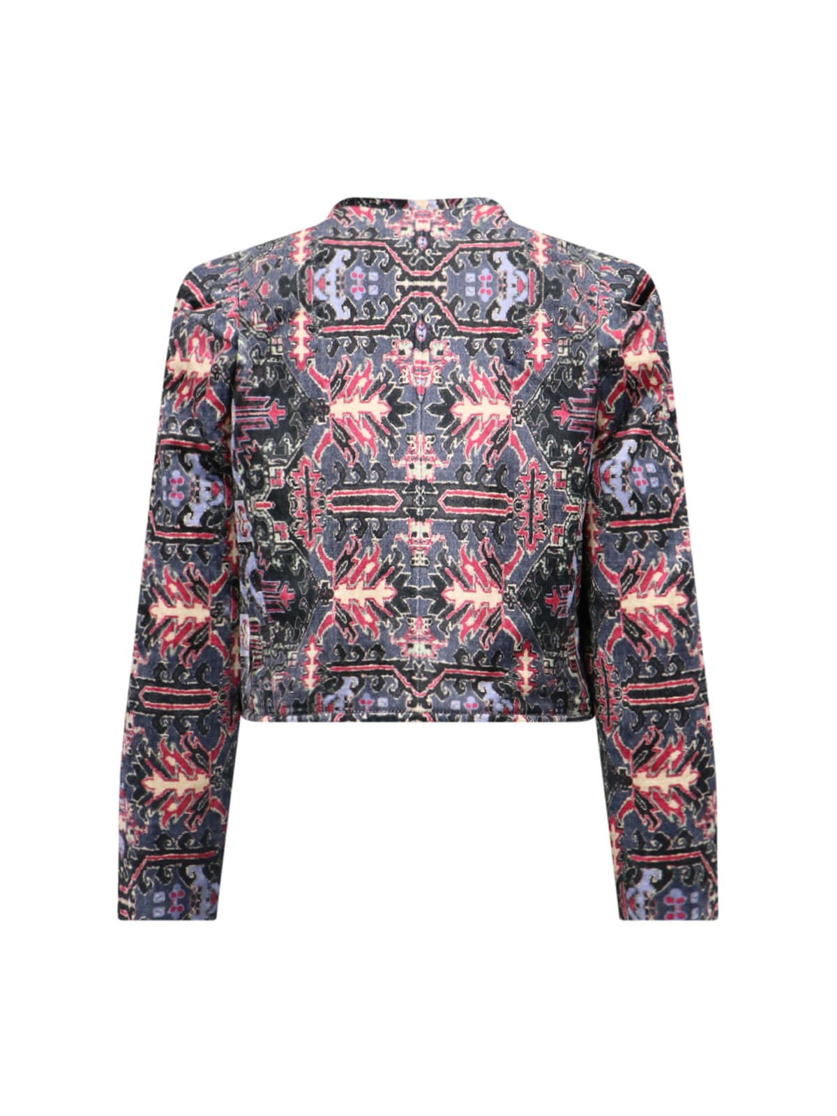 Shop Isabel Marant Valian Cropped Jacket In Black