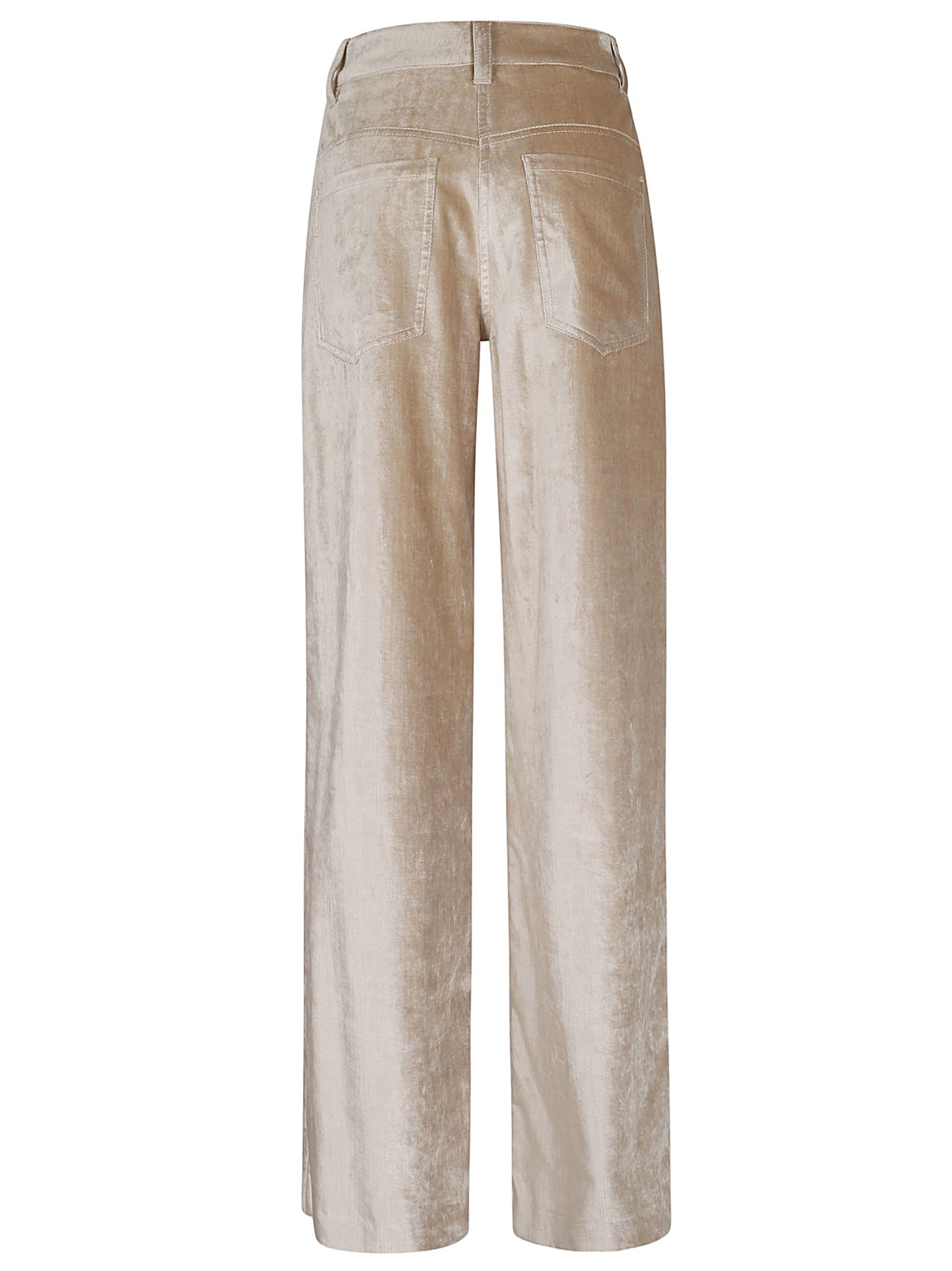 Shop Brunello Cucinelli Pantalone In Beige Rosato