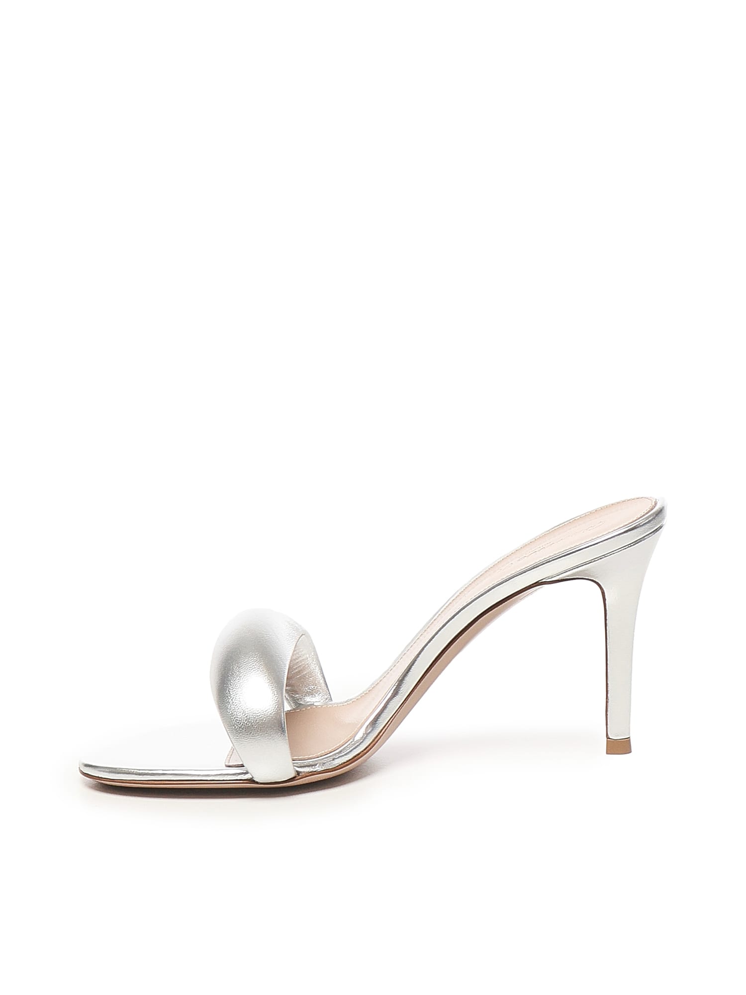 Gianvito Rossi Silver Bijoux 85 Sandals In Silver