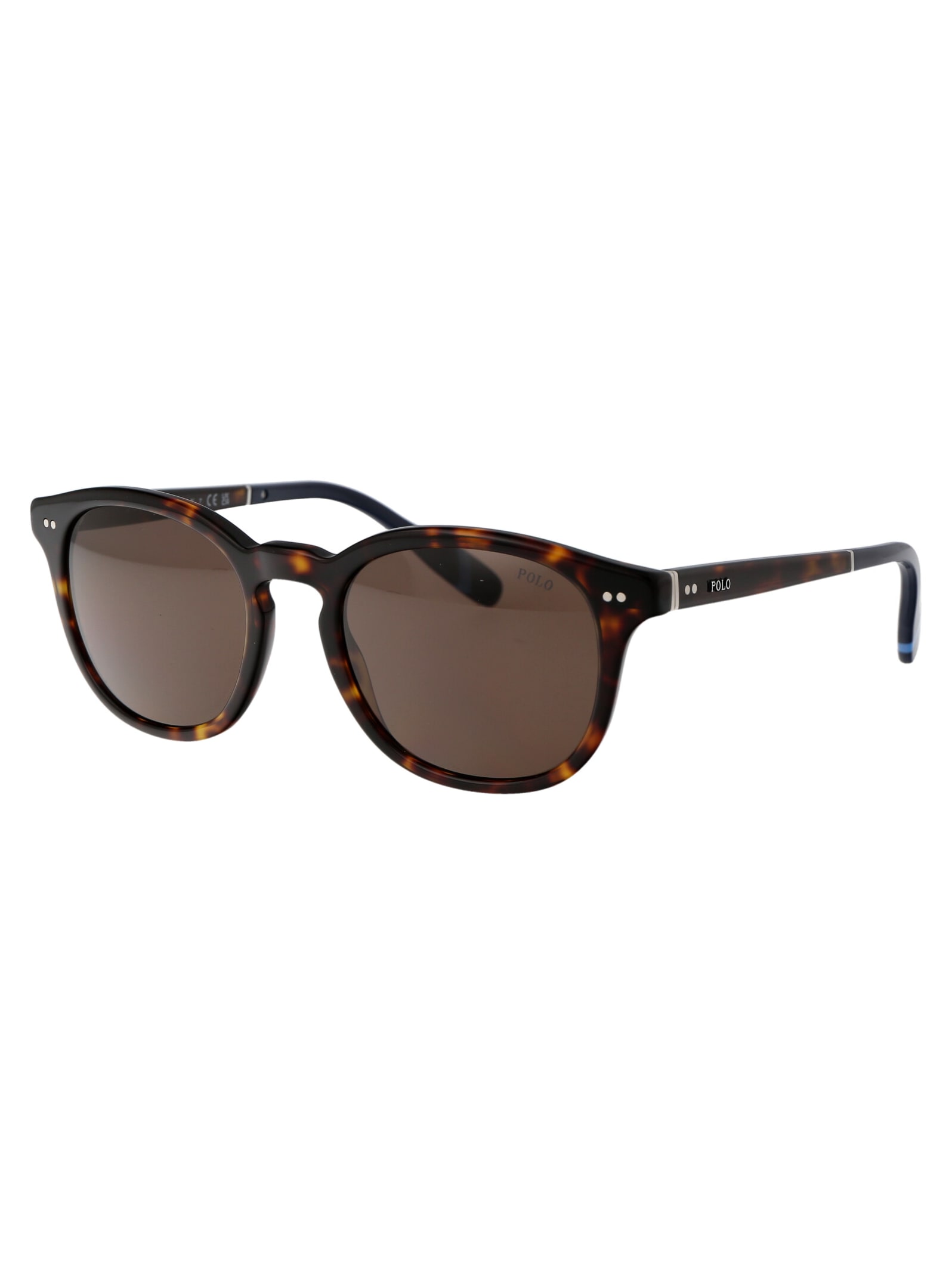 Shop Polo Ralph Lauren 0ph4206 Sunglasses In 500373 Shiny Dark Havana