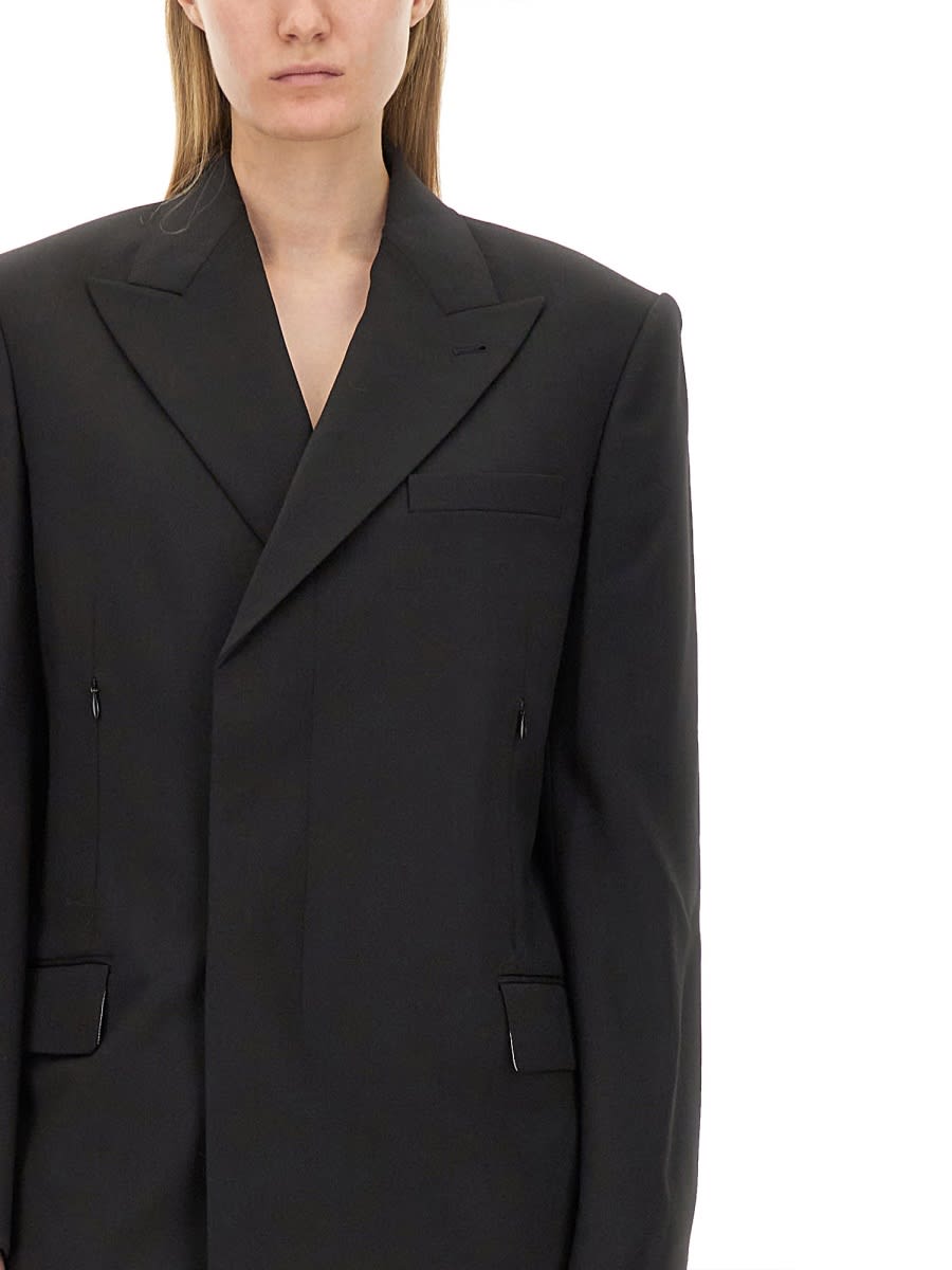 Shop Helmut Lang Oversize Fit Jacket In Black