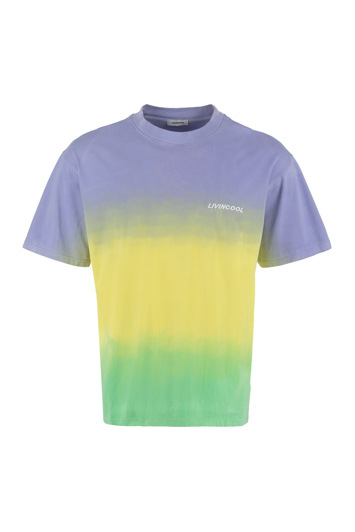 Livincool Tie-dye Cotton T-shirt In Multicolor