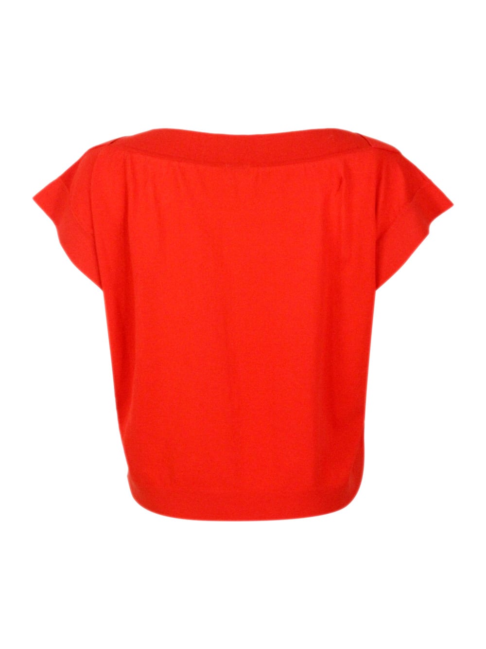 Malo Sweater Orange In Orange