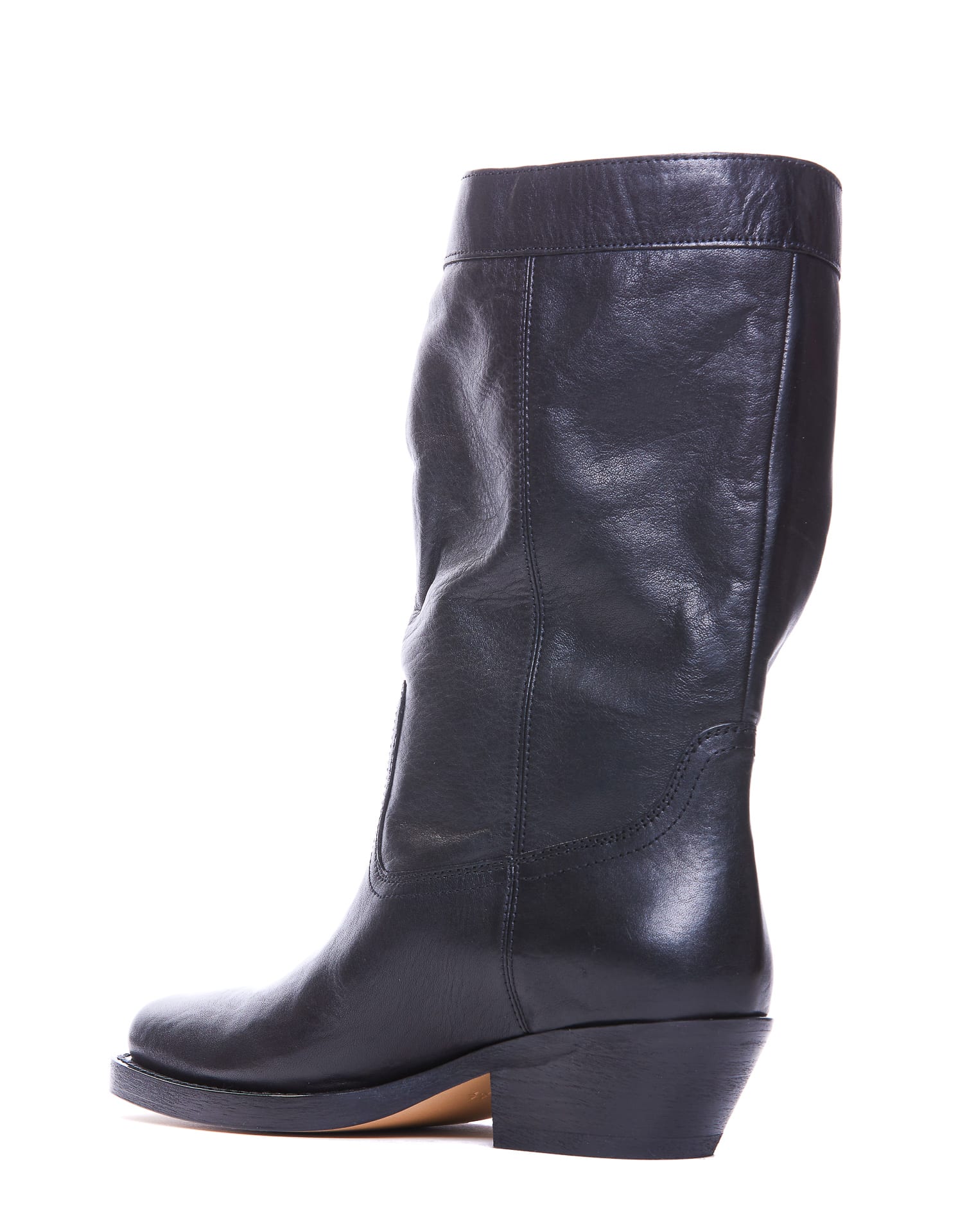 Shop Isabel Marant Ademe Boots In Black