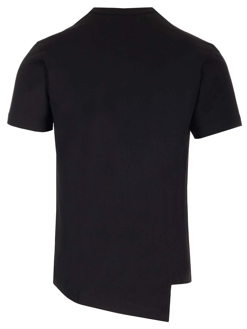 Shop Comme Des Garçons Shirt Black Asymmetric T-shirt X La Coste
