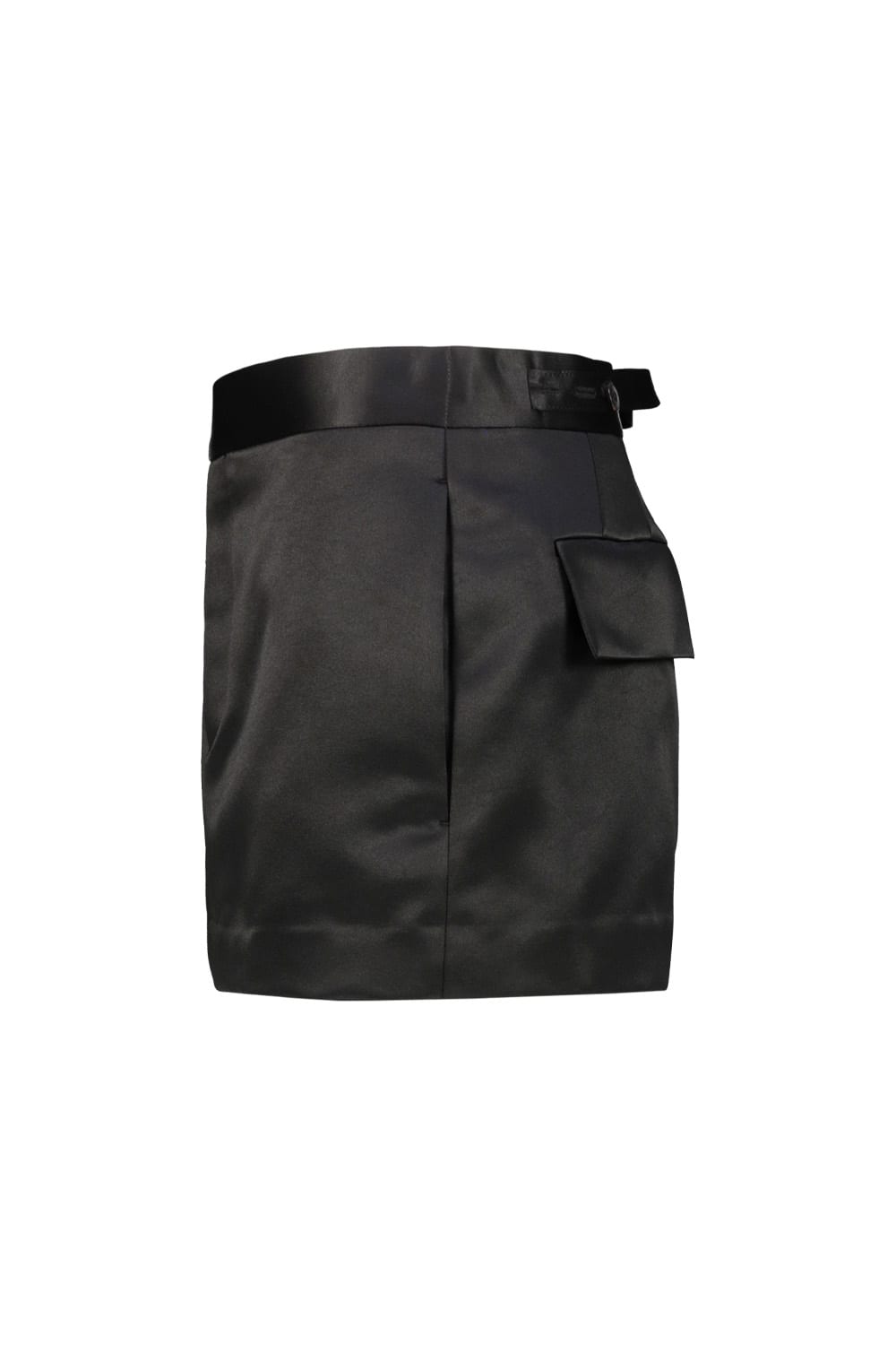 Shop Sapio Duchesse Mini Skirt In Black