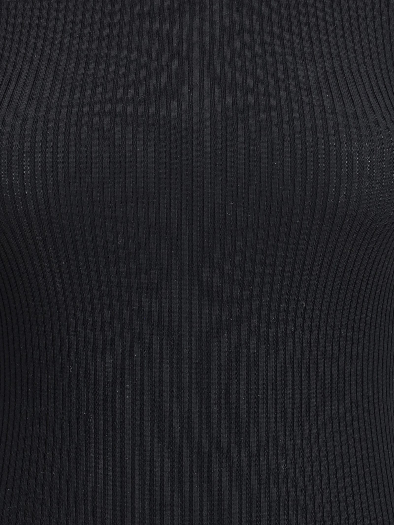 Wolford Turtleneck Fine-rib Merino Wool Jumper In Black