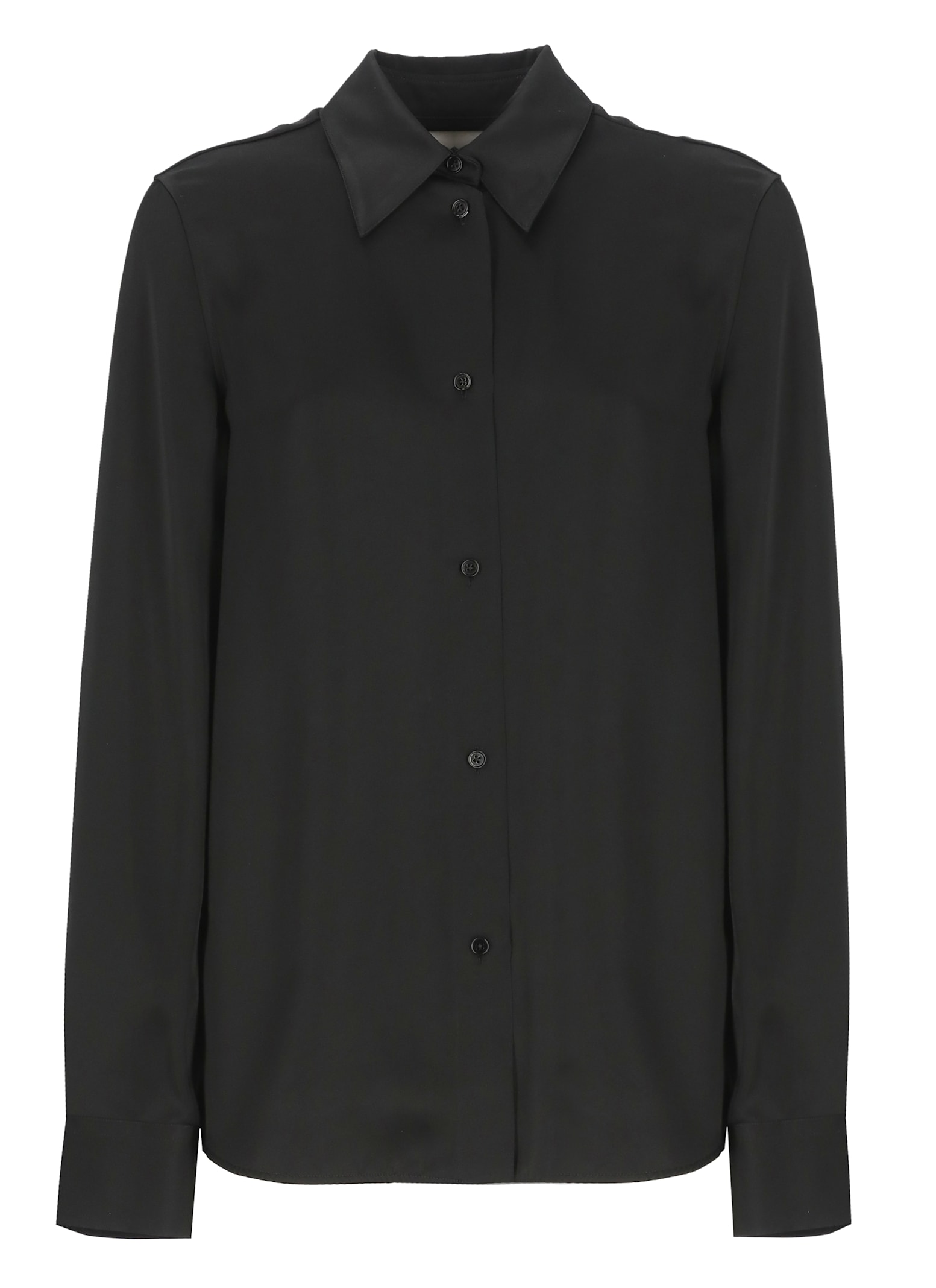 Jil Sander Long Sleeve Shirt In Black