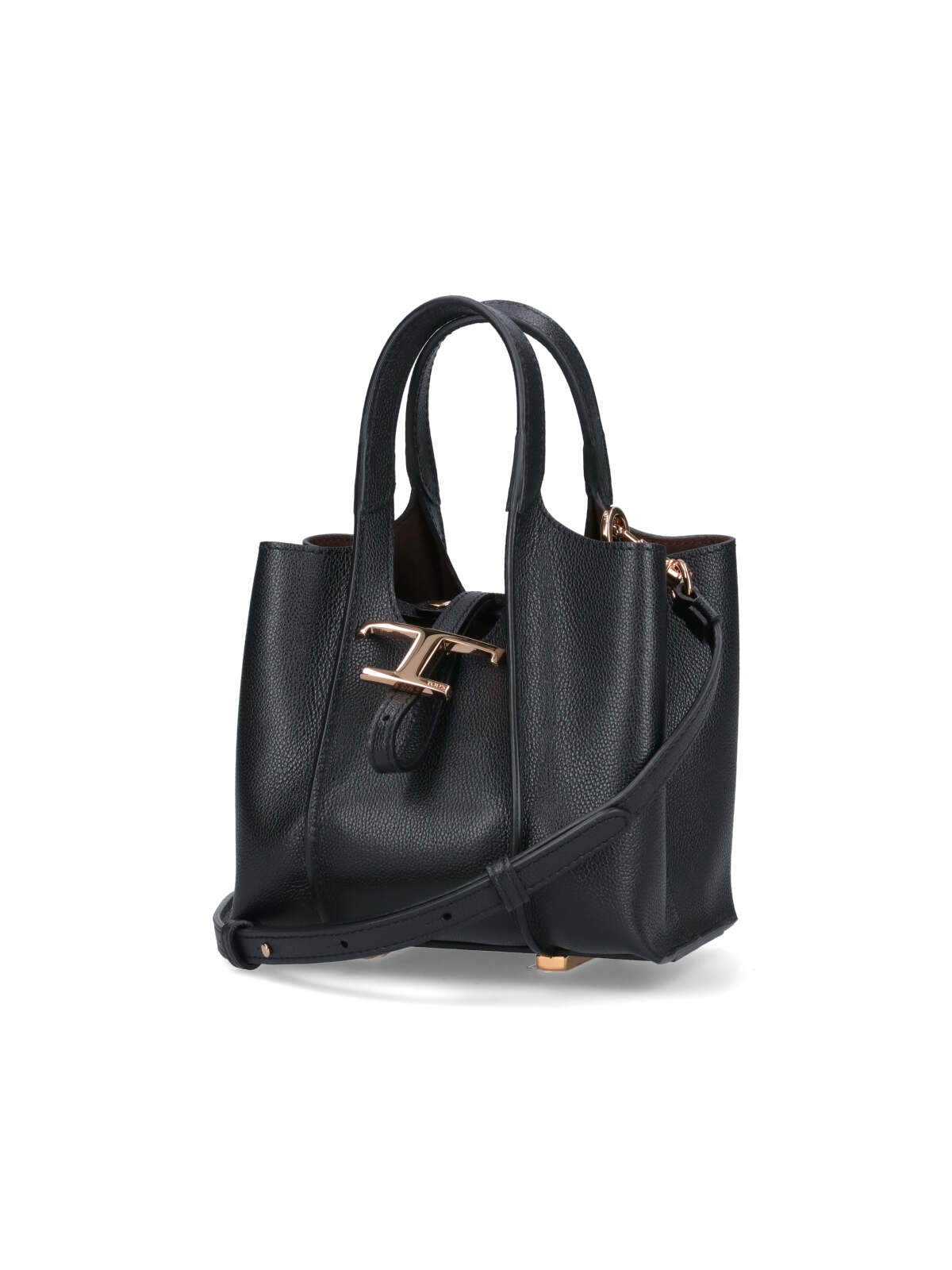 Shop Tod's T Timeless Micro Bag In Black