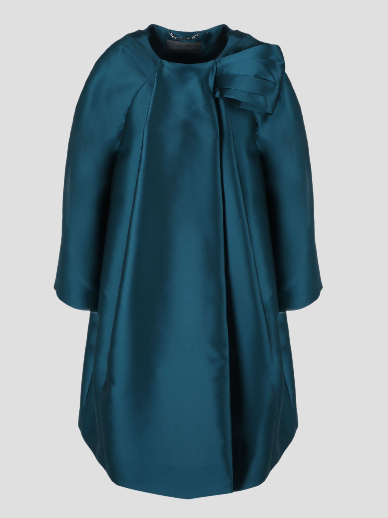 Alberta Ferretti Bow Mikado Coat