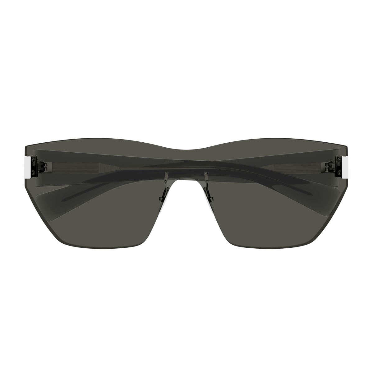 Shop Saint Laurent Sl 755 Linea Corner Angle 001 Grey Grey Sunglasses