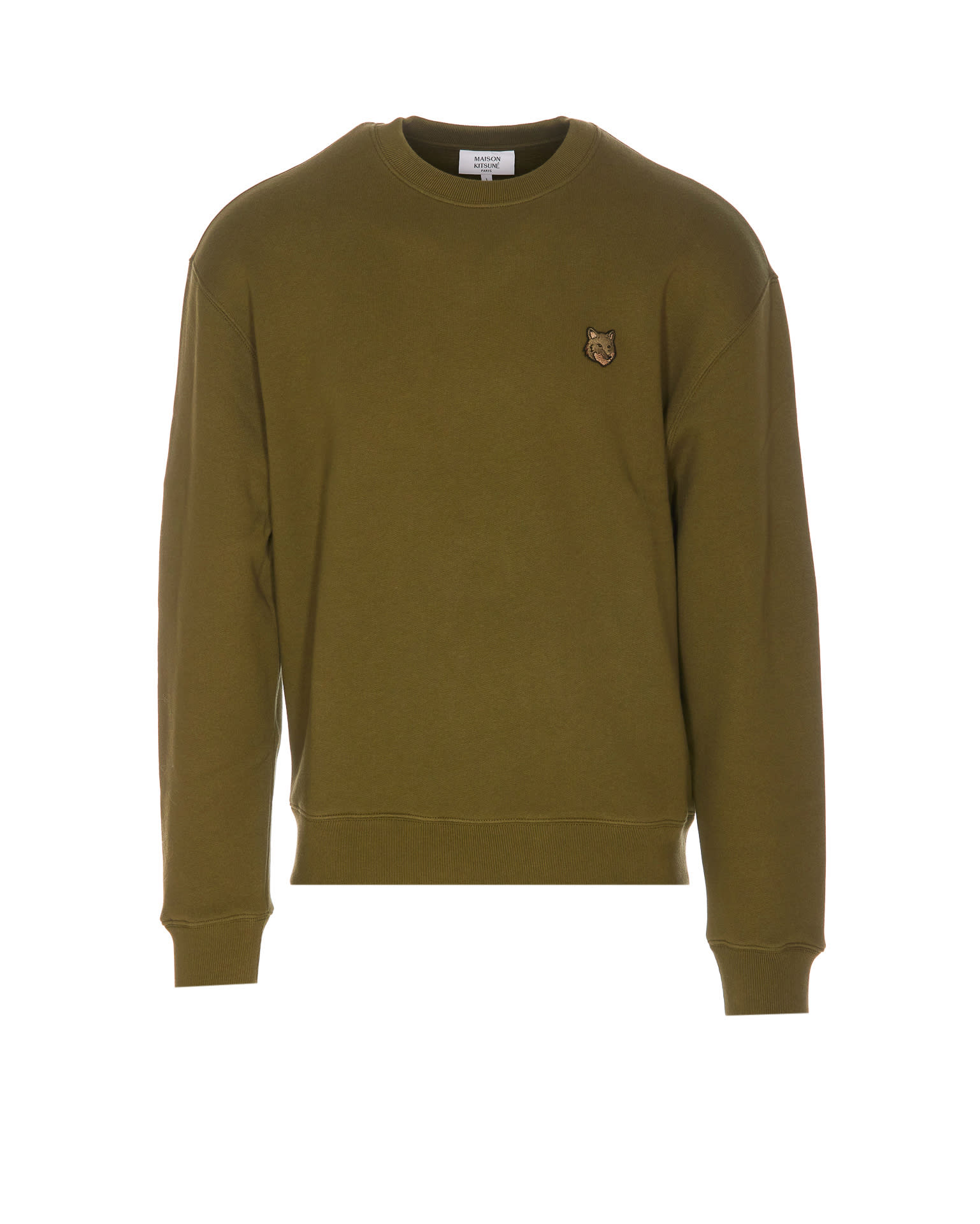 MAISON KITSUNÉ FOX HEAD PATCH LOGO SWEATSHIRT 