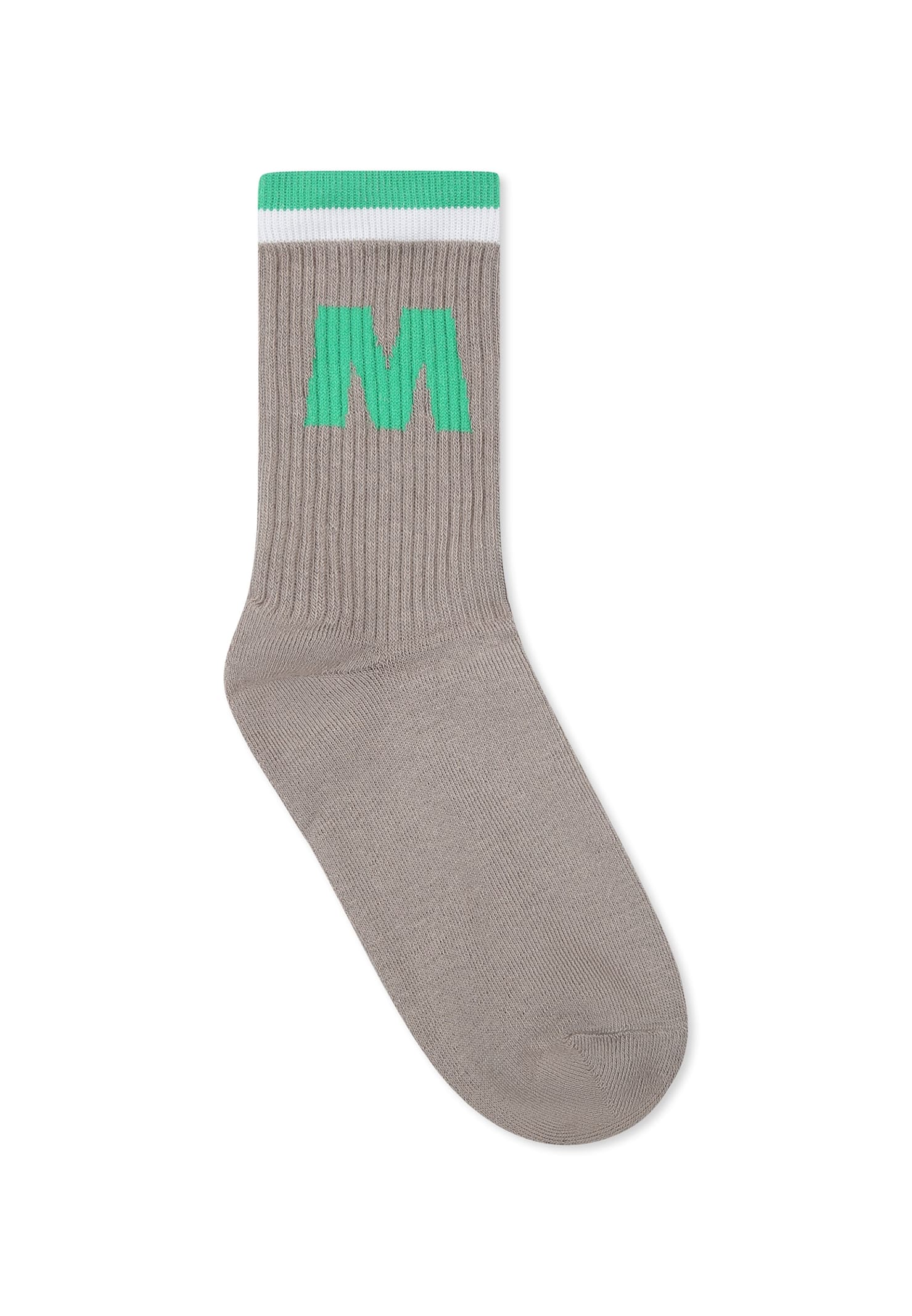 Marni Grey Socks For Kids With Logo In Grey
