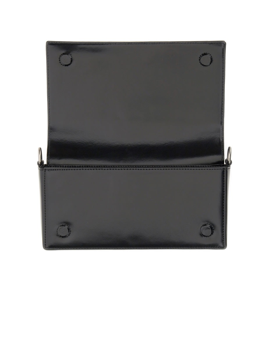 Shop Diesel Shoulder Bag Cookie Medium In Black