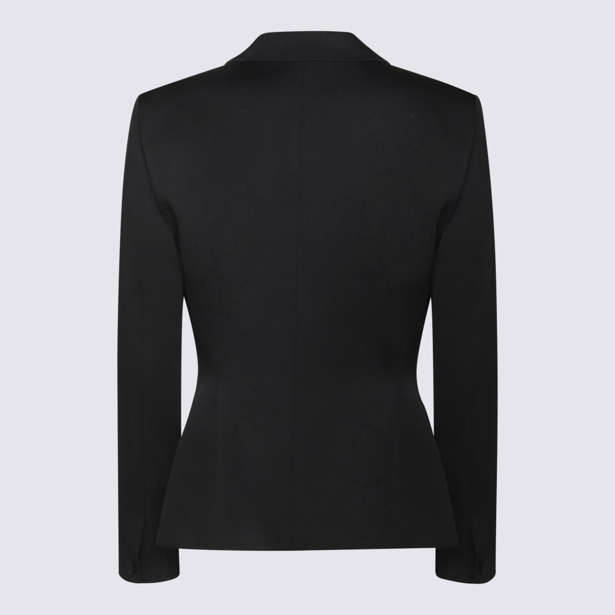 Shop Givenchy Black Wool Blazer