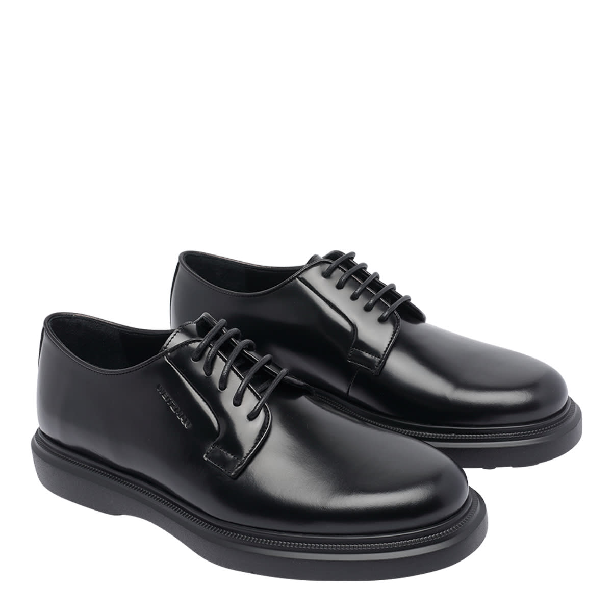 Stuart Weitzman Benson Laced Up Shoes In Black