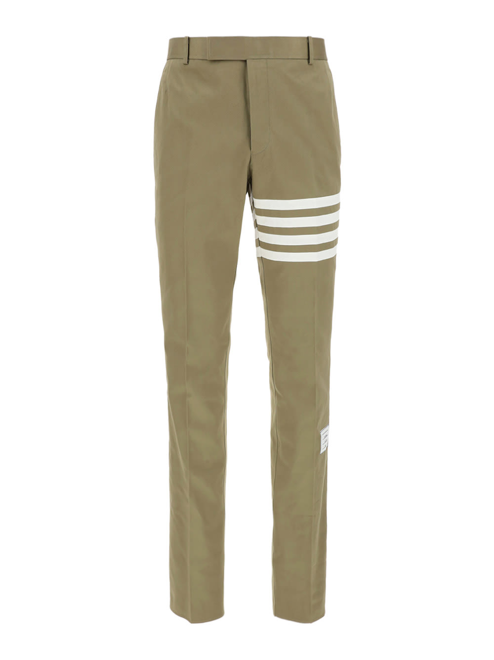 Shop Thom Browne Chino Trousers In Brown