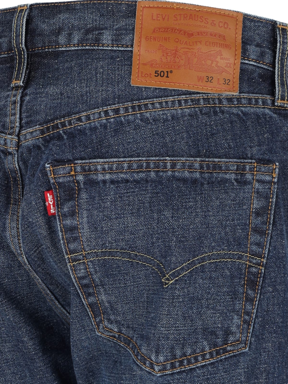 Shop Levi's 501 Straight Jeans In Blue