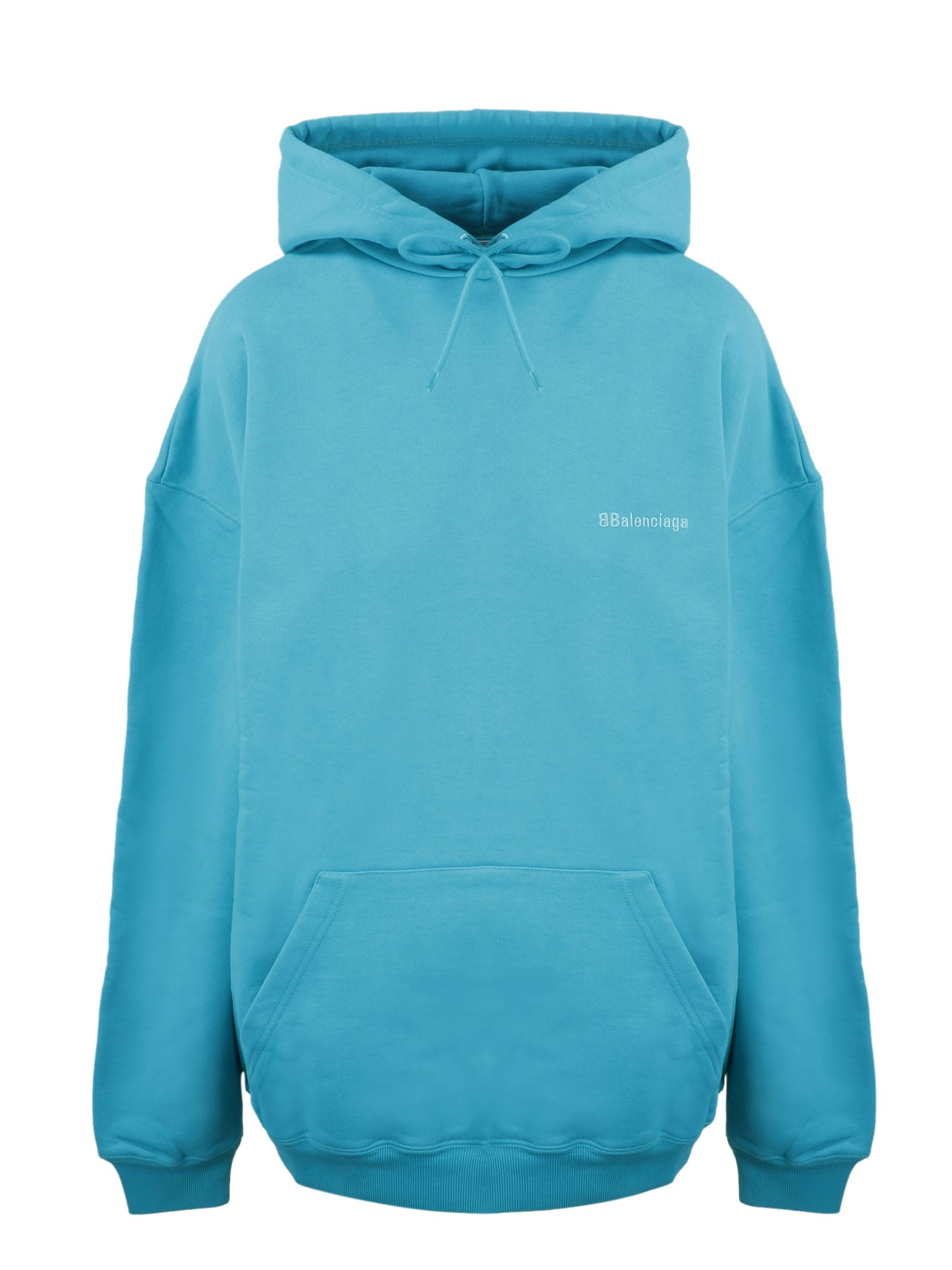 balenciaga bb hoodie blue