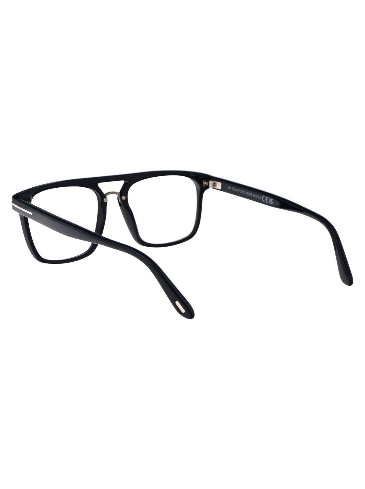 Shop Tom Ford Square Frame Glasses In 090