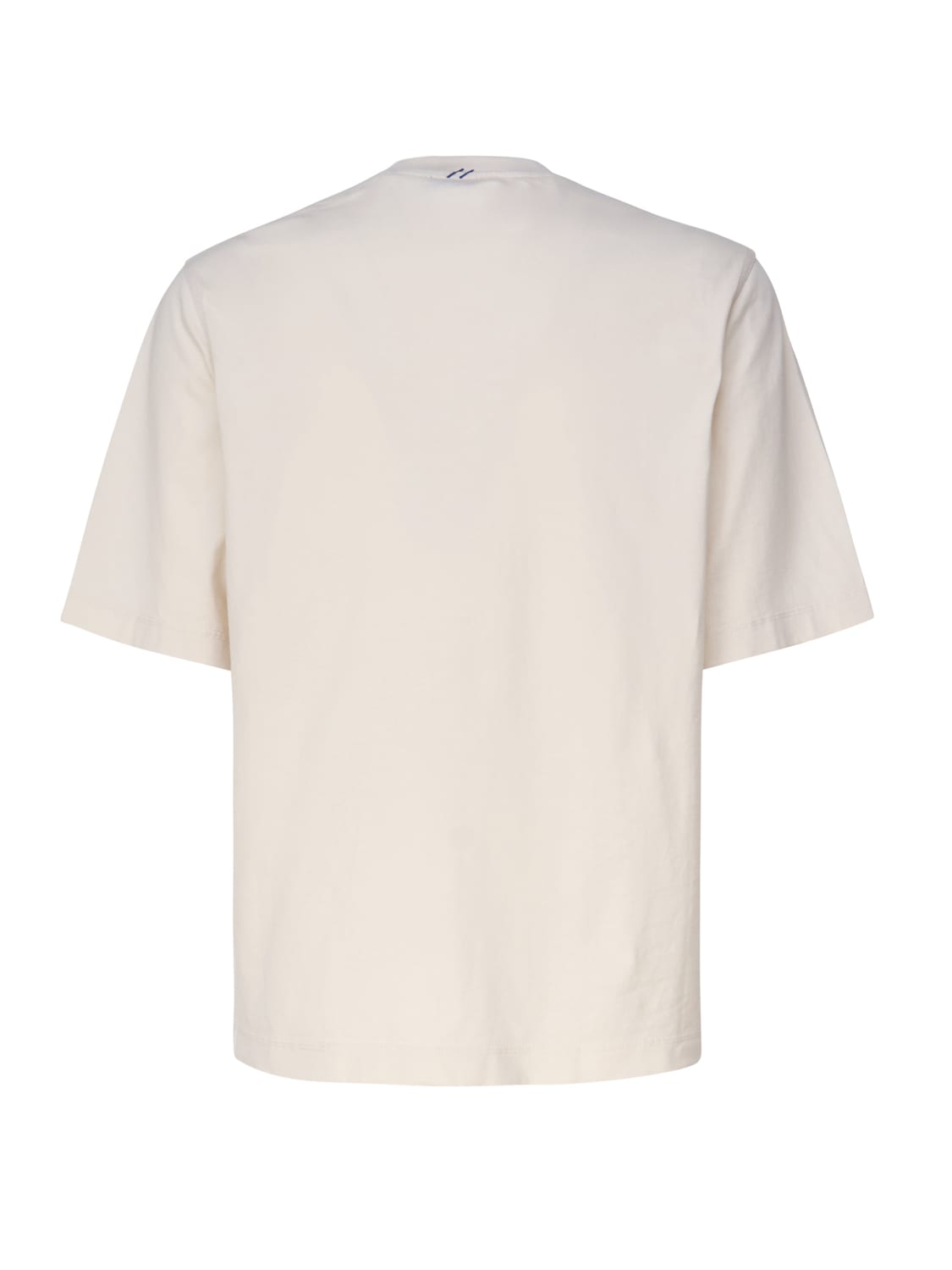 Shop Burberry Cotton T-shirt In Soap