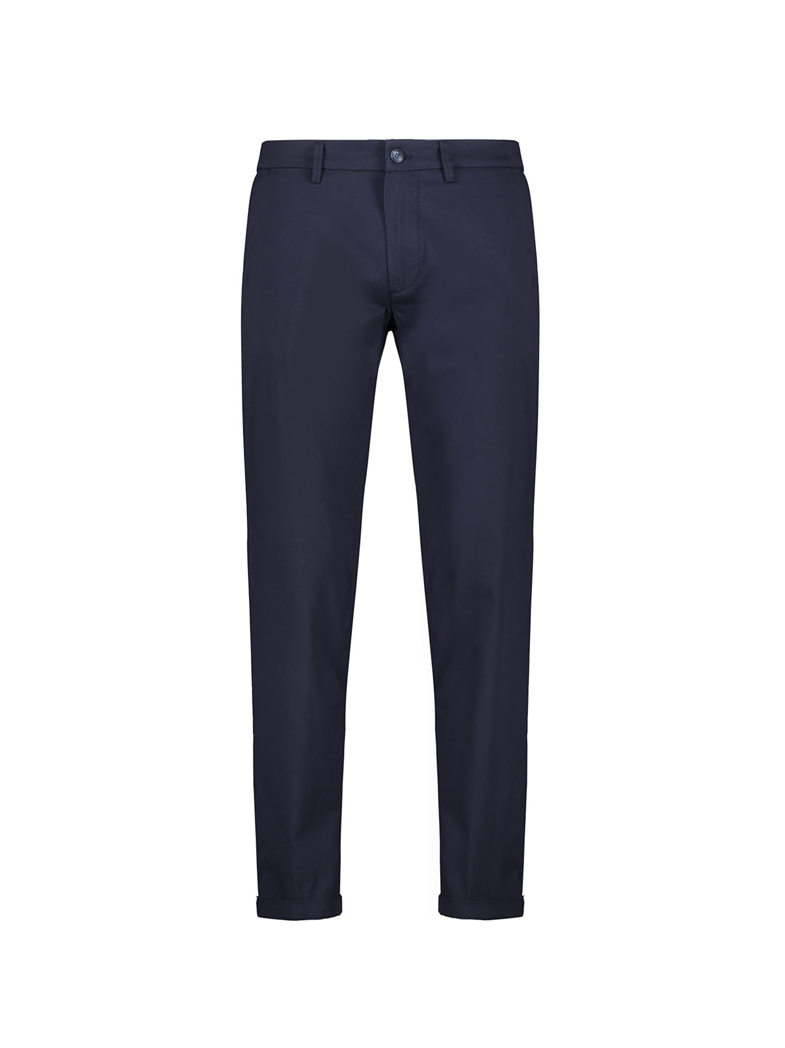 Shop Re-hash Navy Blue Mucha Trousers In Blu Navy